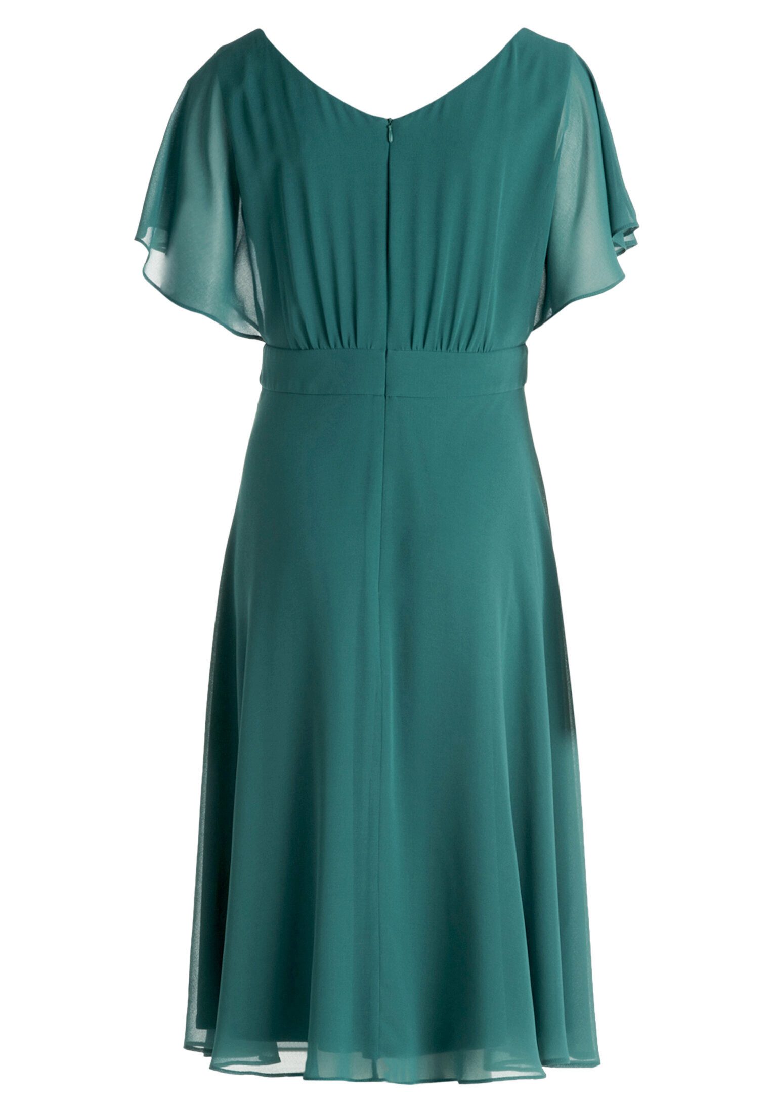 Vera Mont Cocktailkleid Damen kurzarm Raffung