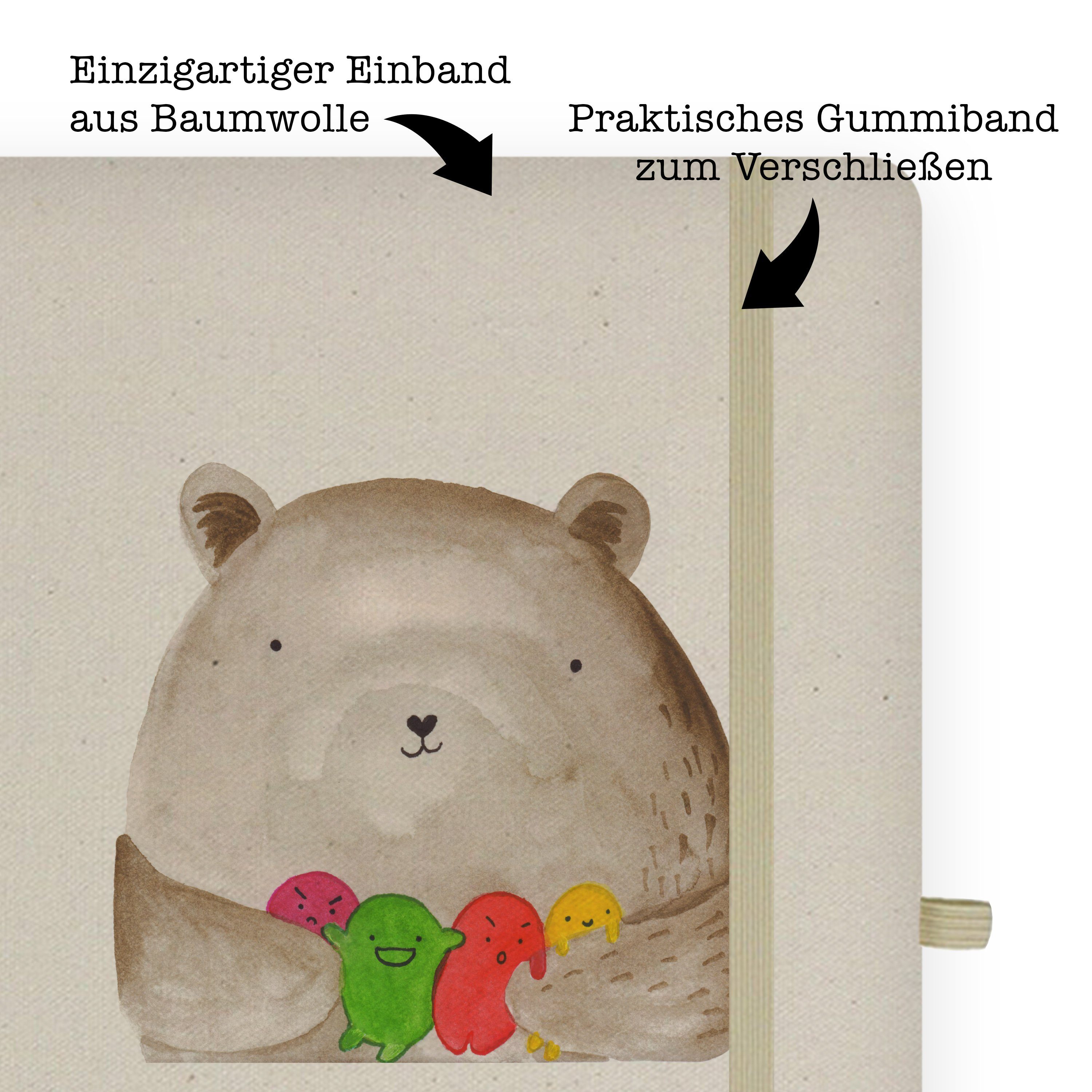 Geschenk, Mr. Mrs. & - Adressbuch, Mr. Gefühl Mrs. & Panda Panda Bär Transparent Wahnsin Schreibbuch, Notizbuch -