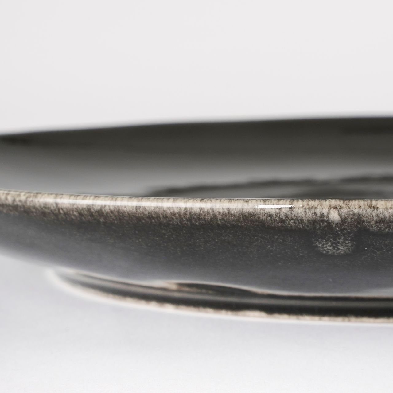 Mica Decorations Speiseteller Mica Essteller Tabo schwarz, Ø 26,5 cm x 3 cm