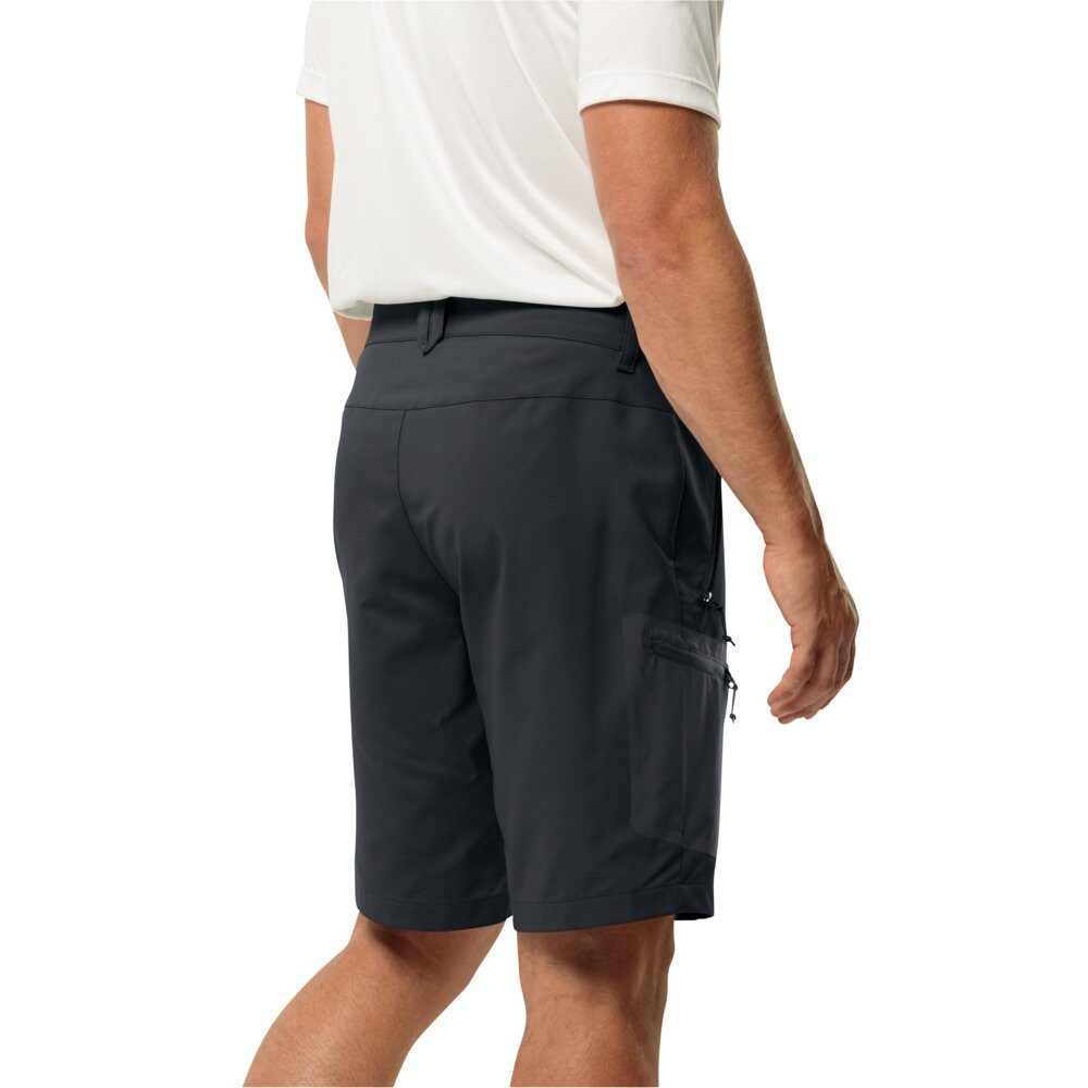 Jack Wolfskin Softshellhose Softshell-Wanderhose Active Track Shorts (elastisch, leicht) kurz