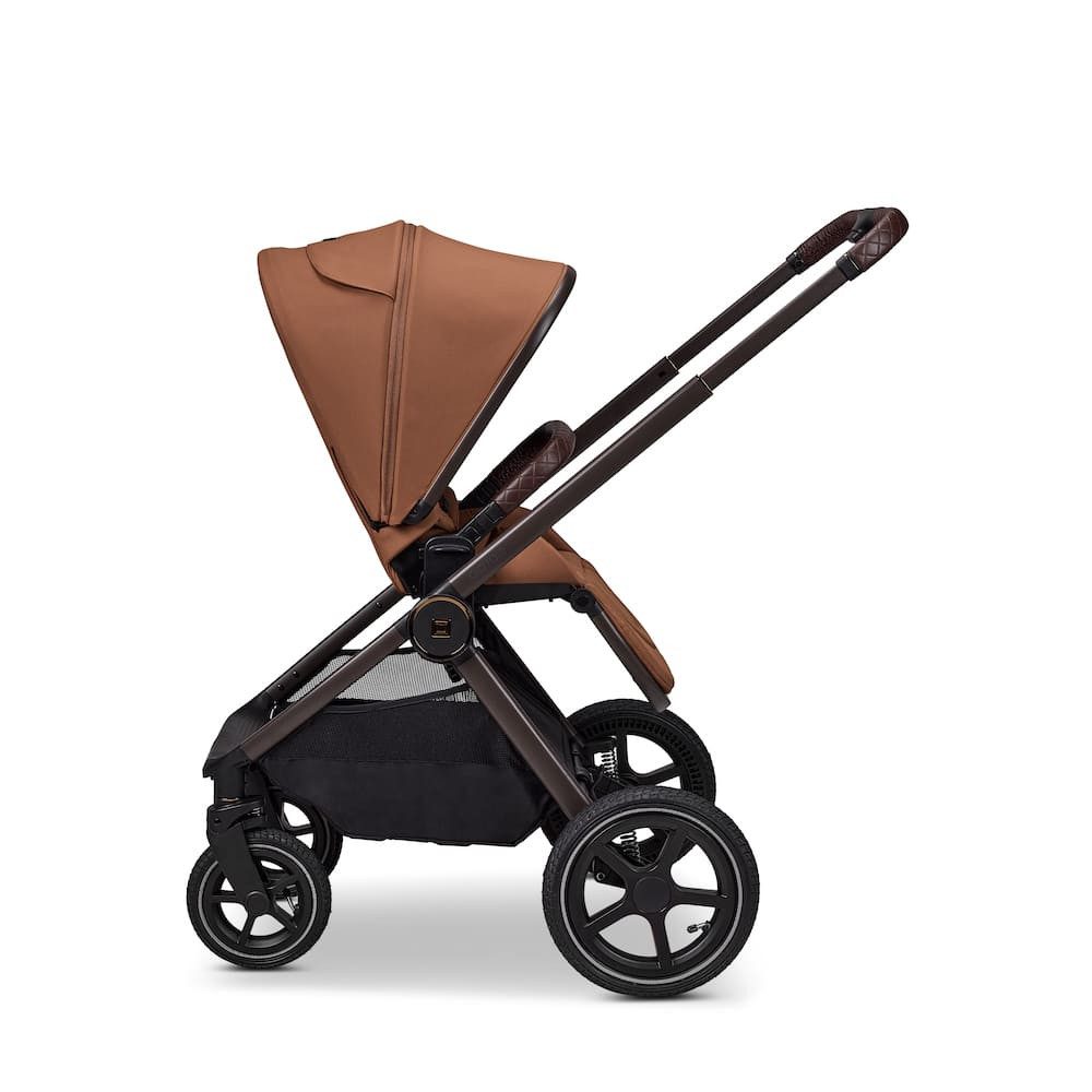 Moon Kombi-Kinderwagen Gio Fold Air Kombikinderwagen inkl. Cosmo 2.0, Gestell und Babywanne mit einem Handgriff zusammenfaltbar