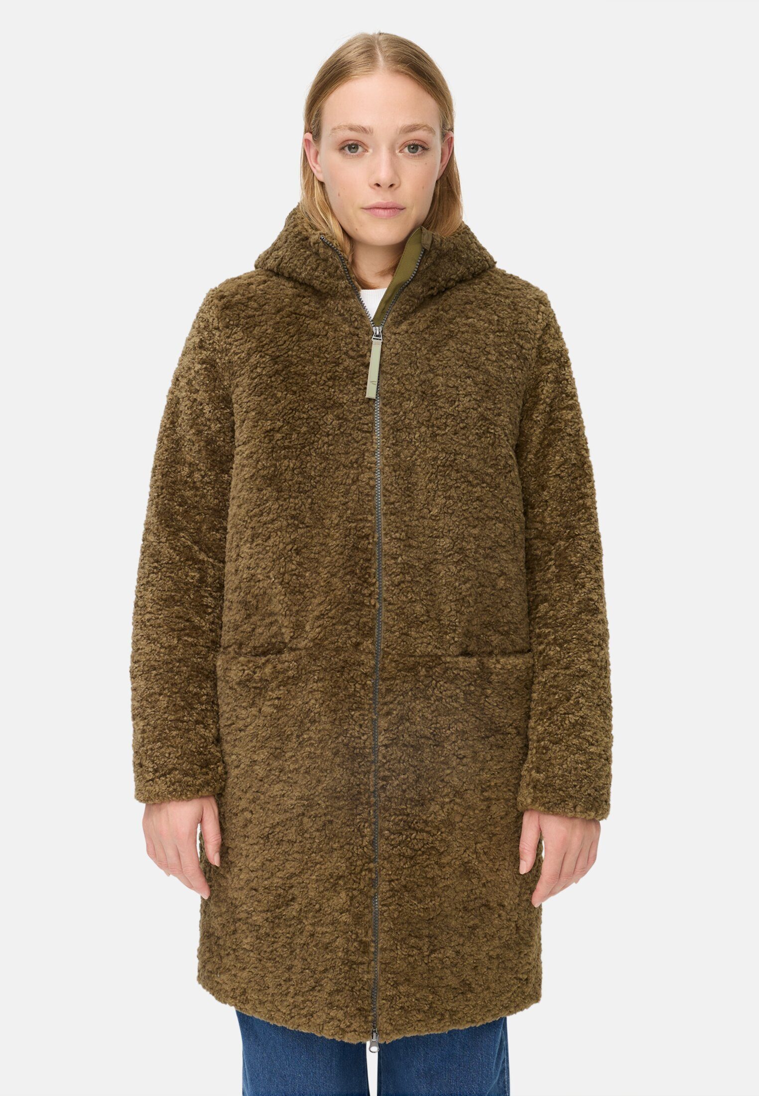 camel active Langmantel mit Kapuze Langarm günstig online kaufen