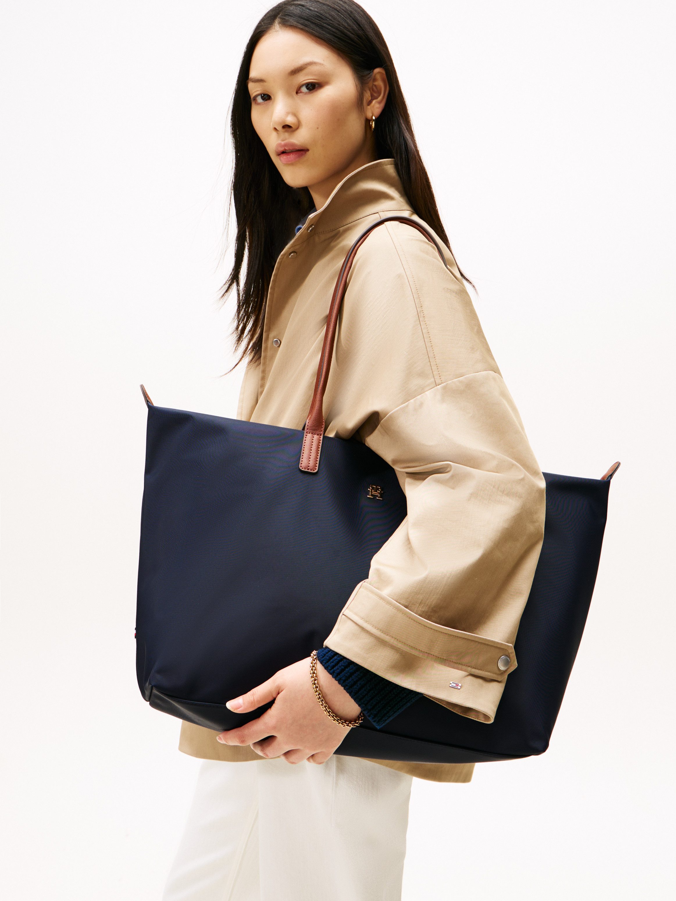 Tommy Hilfiger Tragetasche POPETTE MAXI TOTE, Damen Umhängetasche, Schulter günstig online kaufen