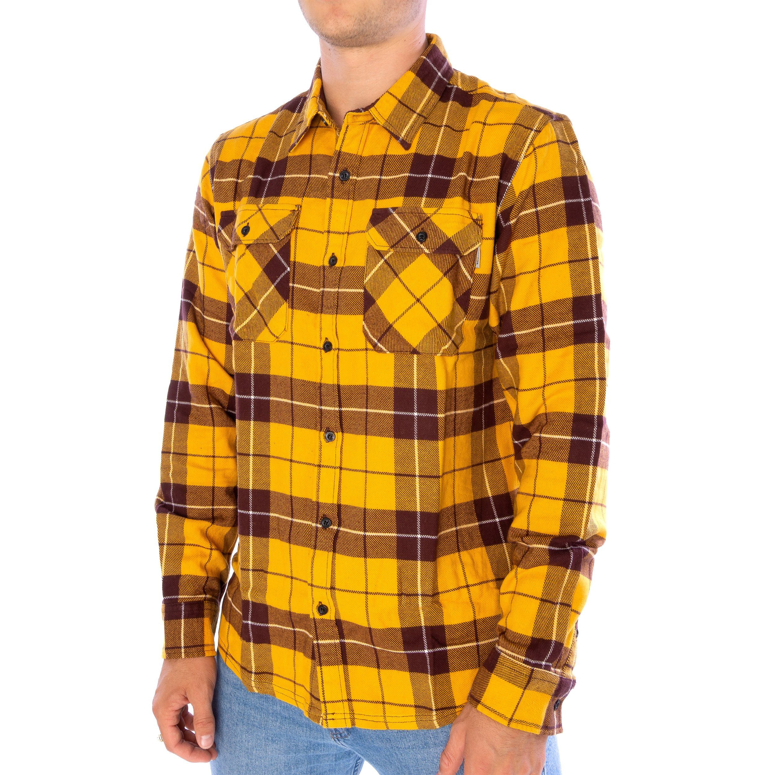 Flanellhemd Hemd Vintage Sem flannel, G XXL, F yellow chec