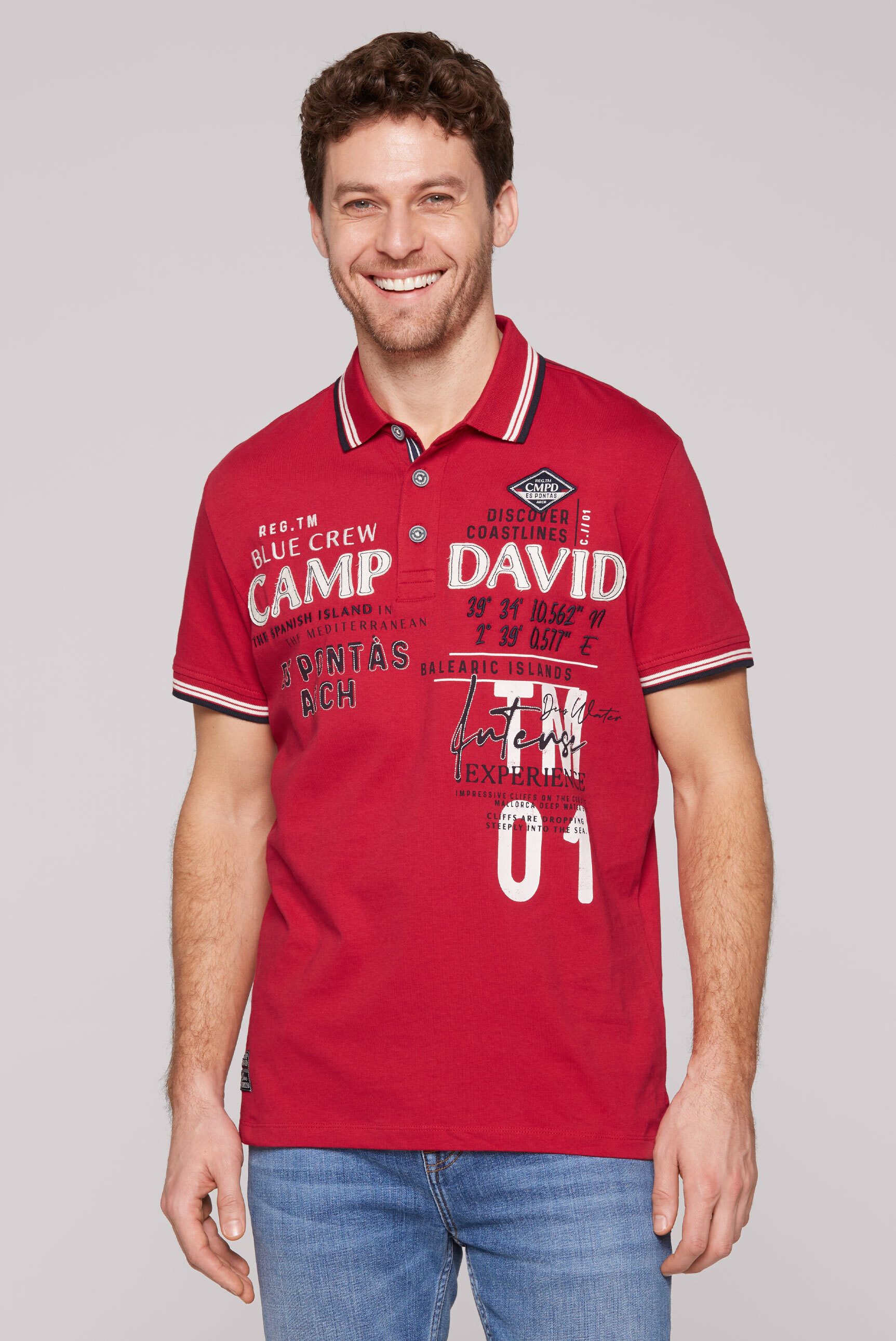 CAMP DAVID Poloshirt, aus Baumwolle günstig online kaufen