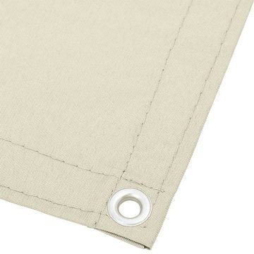 vidaXL Seitenmarkise Balkon-Sichtschutz Creme 90x700 cm 100 Polyester-Oxford