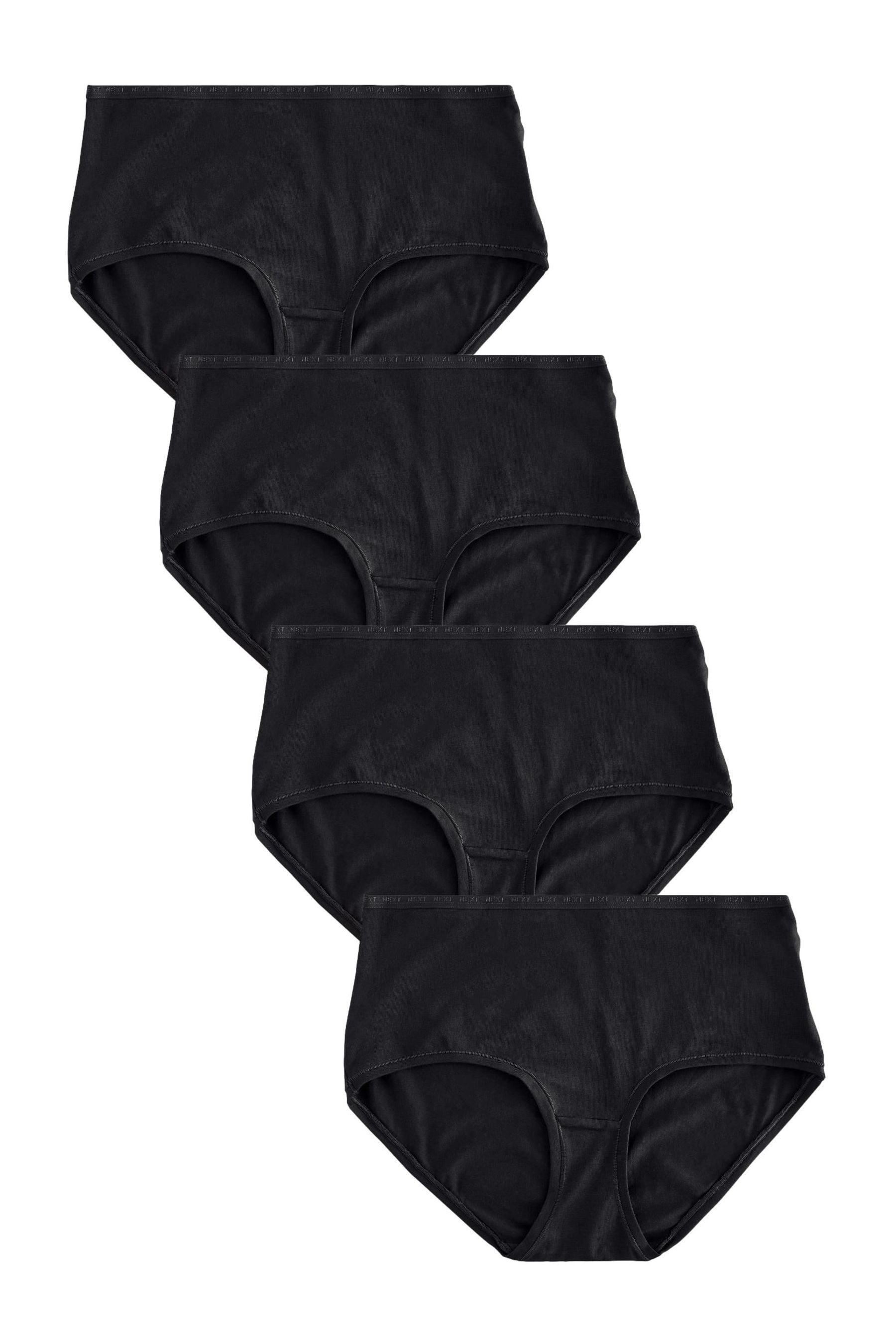 Midislip 4er-Pack Slips aus Modal mit Logo – Midislip