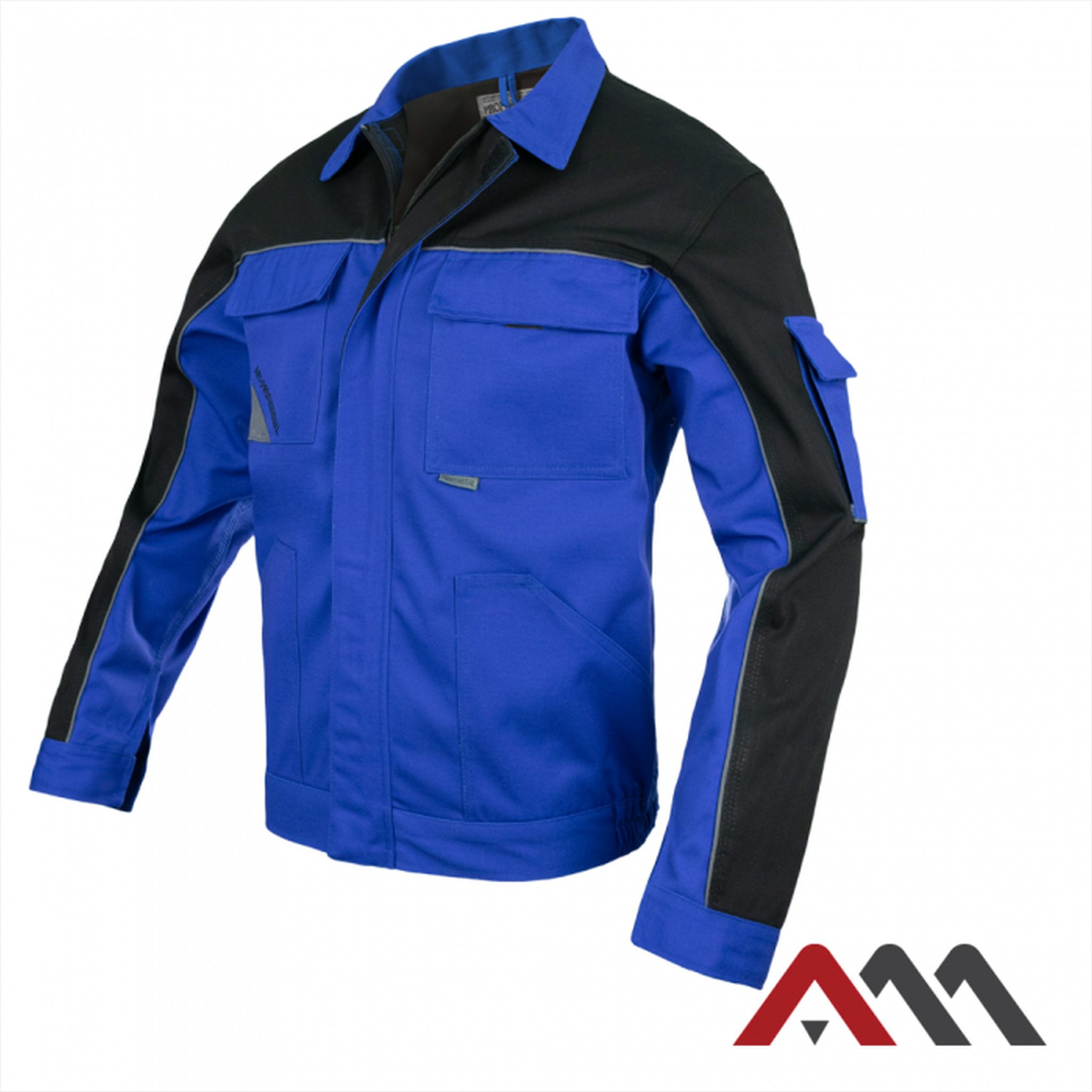 Artmas Arbeitsjacke Arbeitsjacke Baujacke Berufsjacke Schutzjacke Berufskleidung Blau