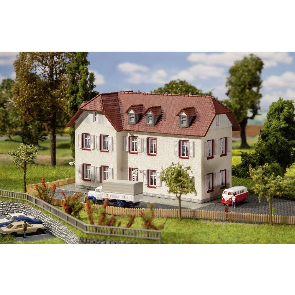 Modelleisenbahn-Gebäude N Zweistöckiges Winkelhaus