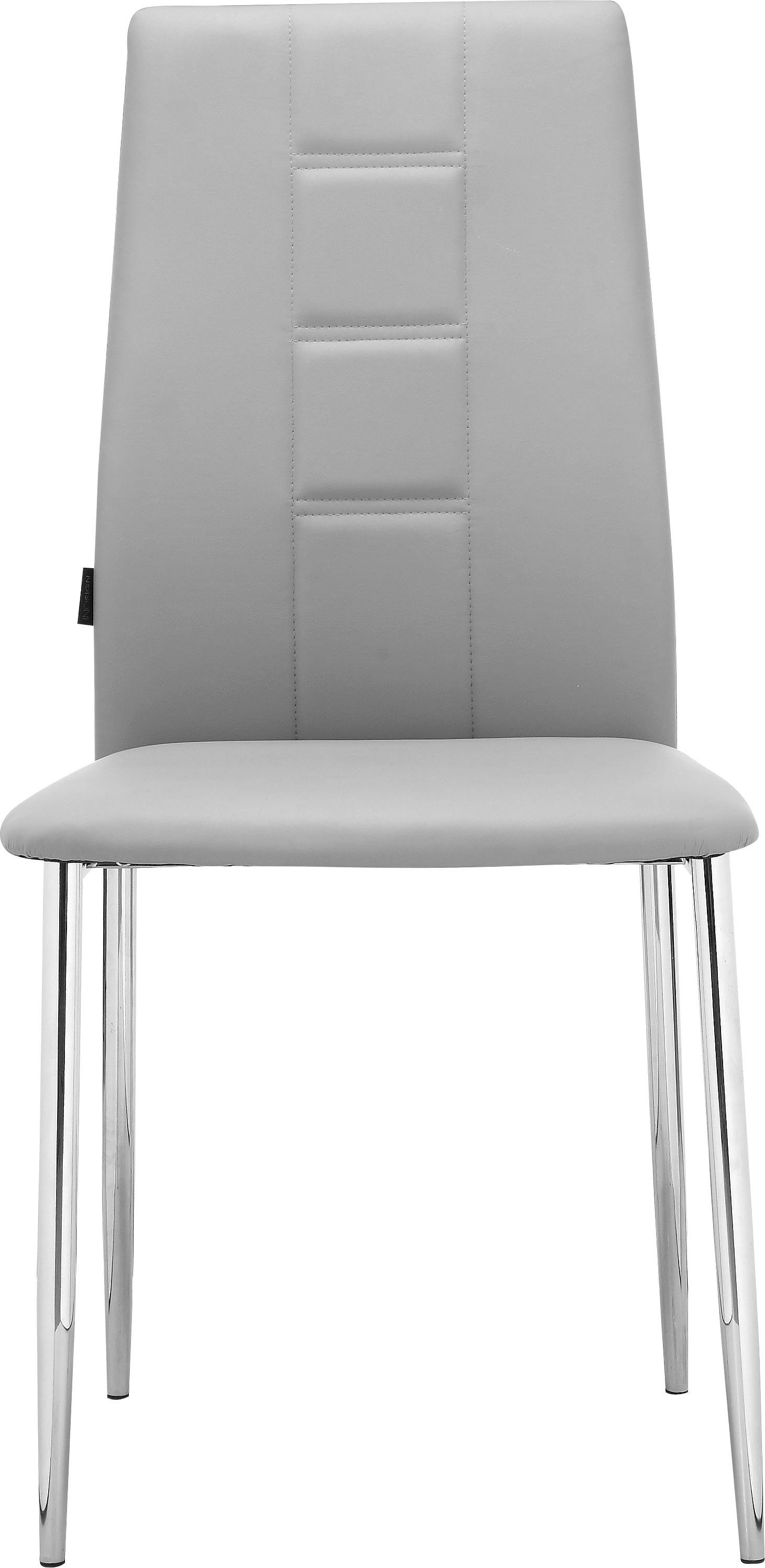 St), 2er Sitzhöhe Set Rücken gepolstert, INOSIGN Sitz (2 grau Esszimmerstuhl und cm grau 49 Acilino erhältlich, im | mit