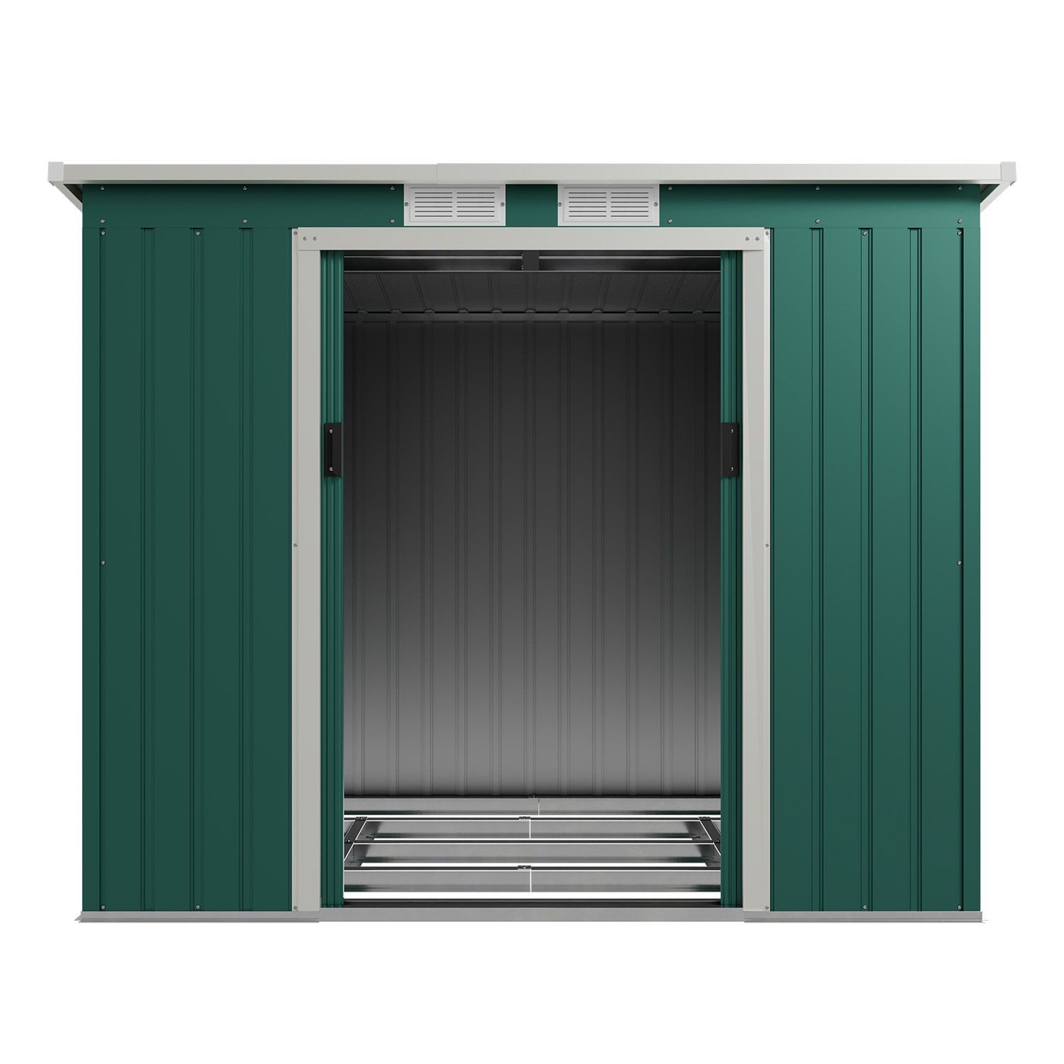 Juskys Gartenhaus M, mit Pultdach, Schiebetür, günstig online kaufen