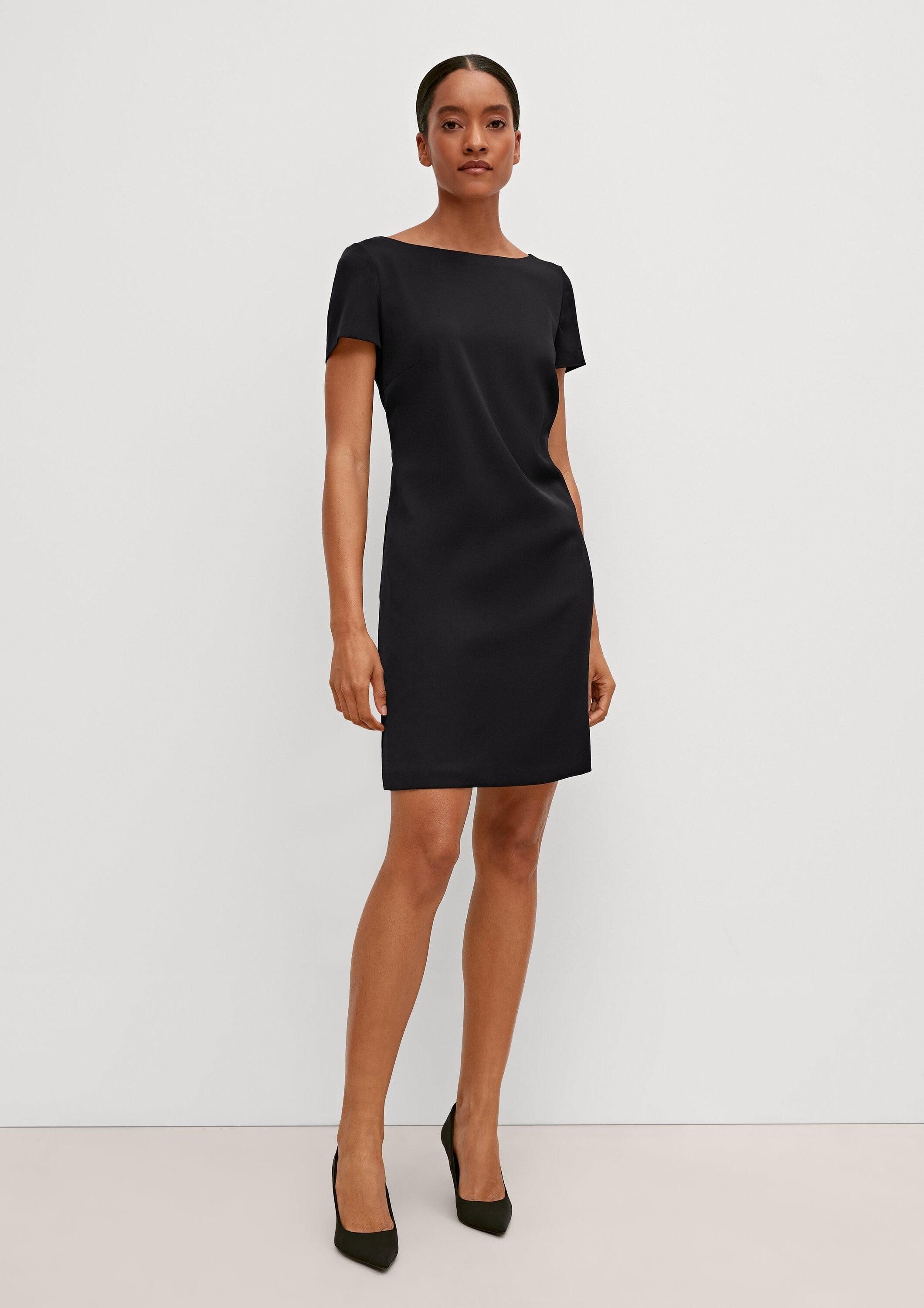 comma Minikleid Kleid Kurzes Kleid mit U-Boot-Ausschnitt günstig online kaufen