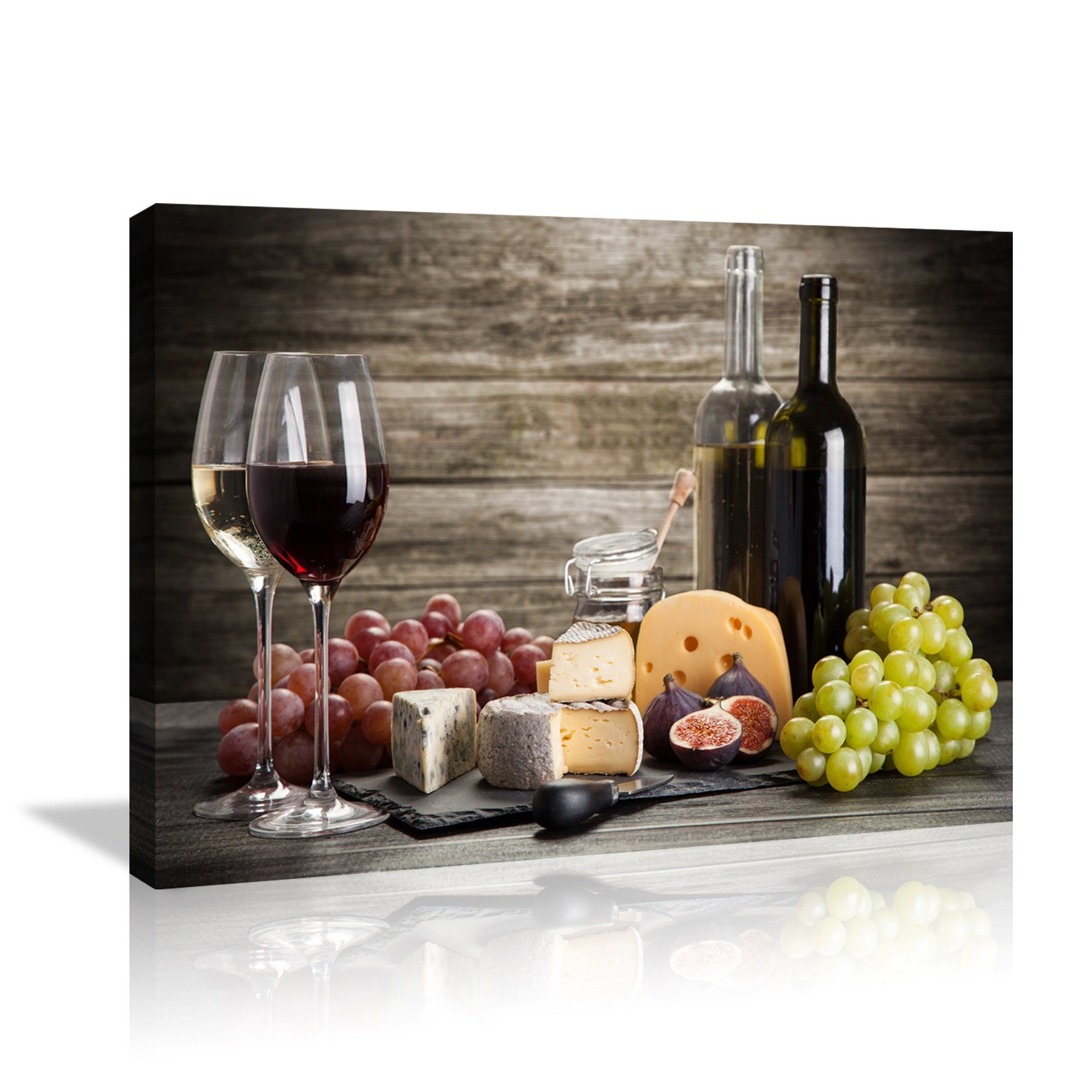 Visario Leinwandbild Wandbild auf Leinwand 80 günstig online kaufen