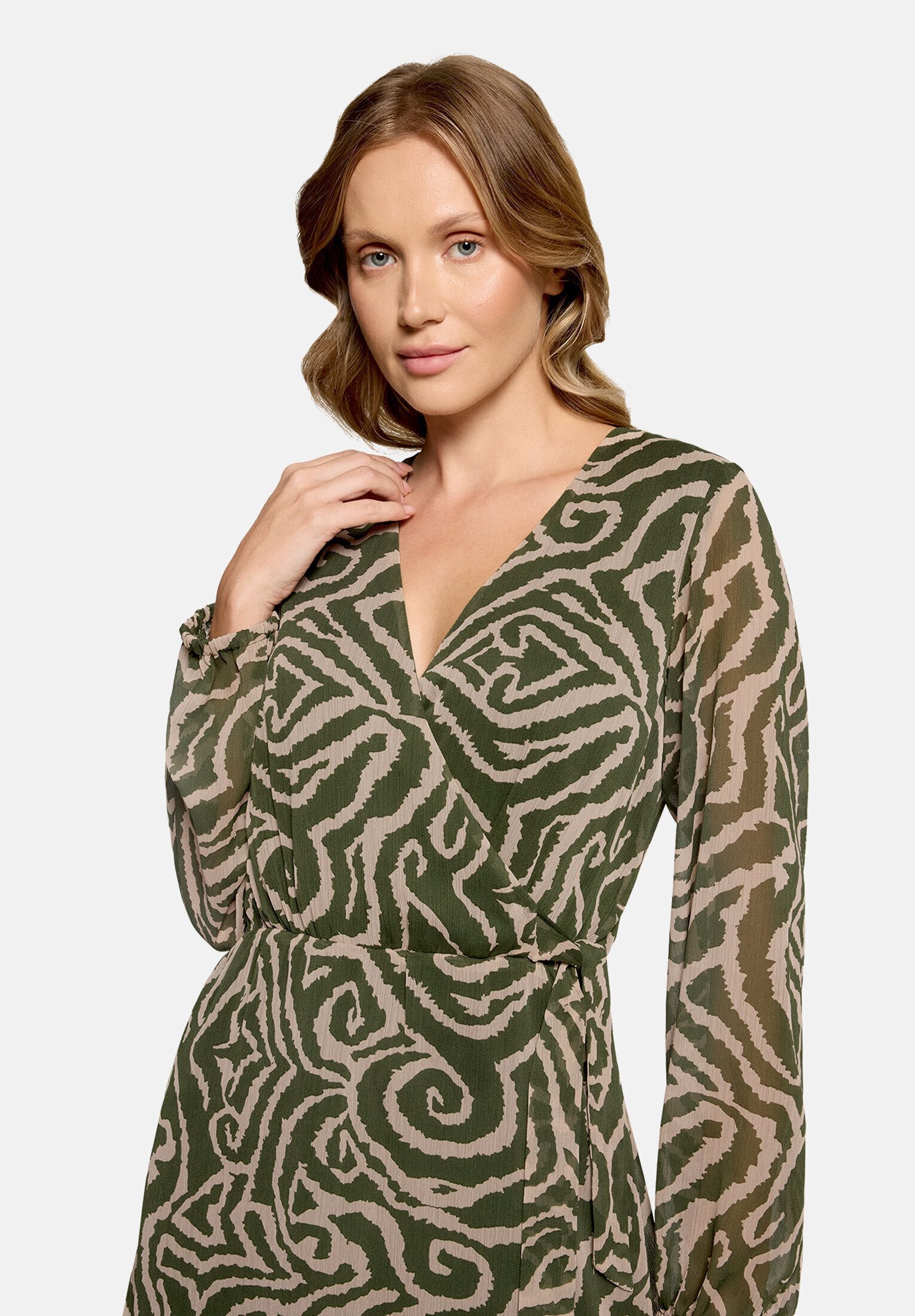 Cartoon Chiffonkleid Damen mit Muster