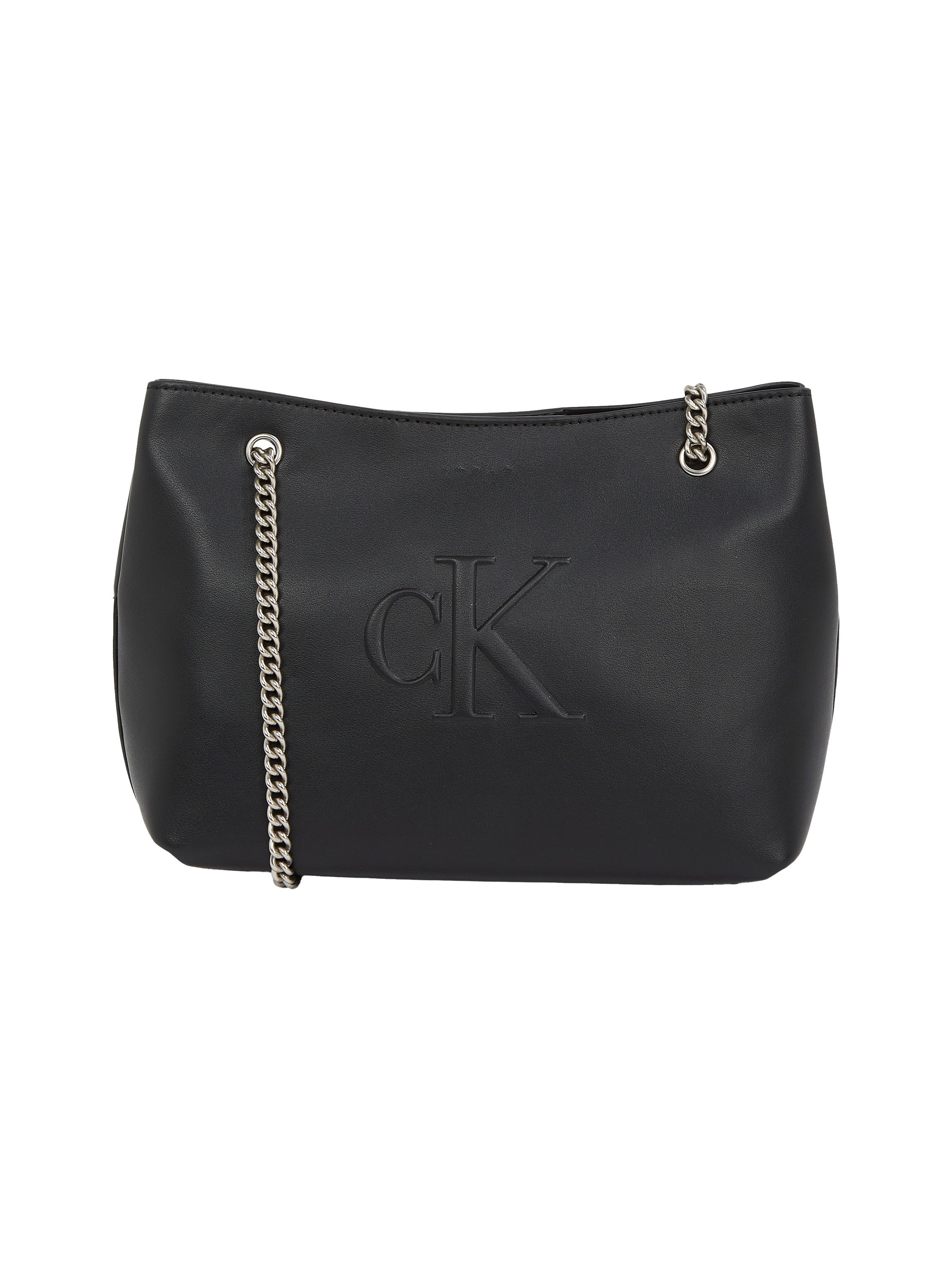 Calvin Klein Jeans Schultertasche SCULPTED CHAIN SHOULDER BAG, Abendtasche, Handtasche, Umhängetasche mit Kette