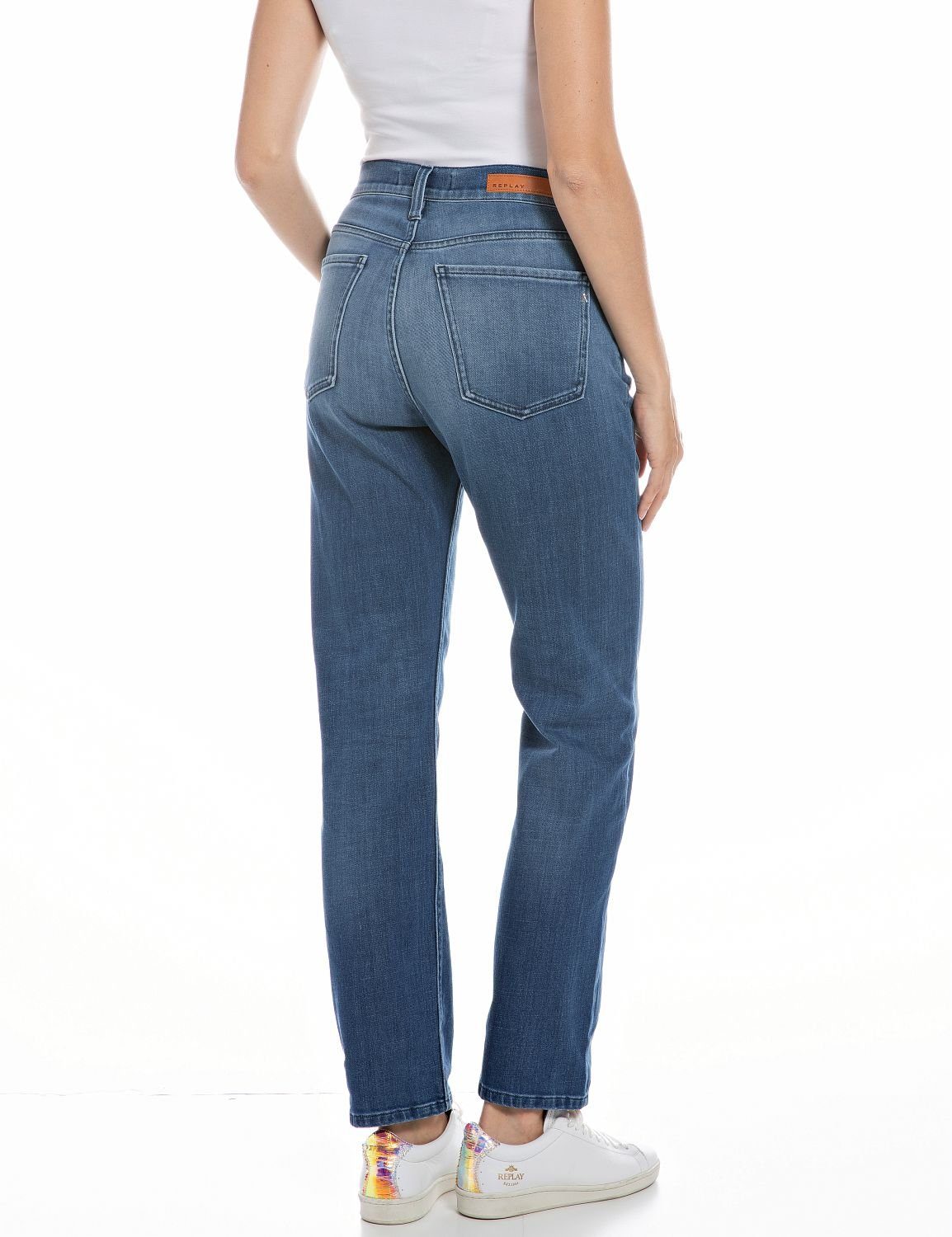 Replay Straight-Jeans MAIJKE STRAIGHT mit Stretch