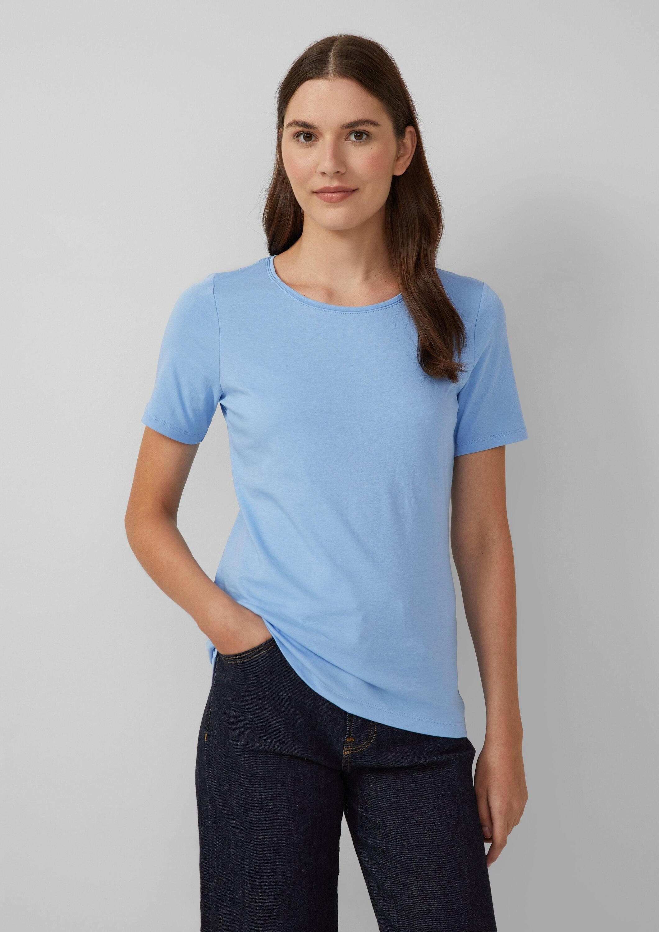 s.Oliver Kurzarmshirt T-Shirt T-Shirt aus Interlockjersey günstig online kaufen