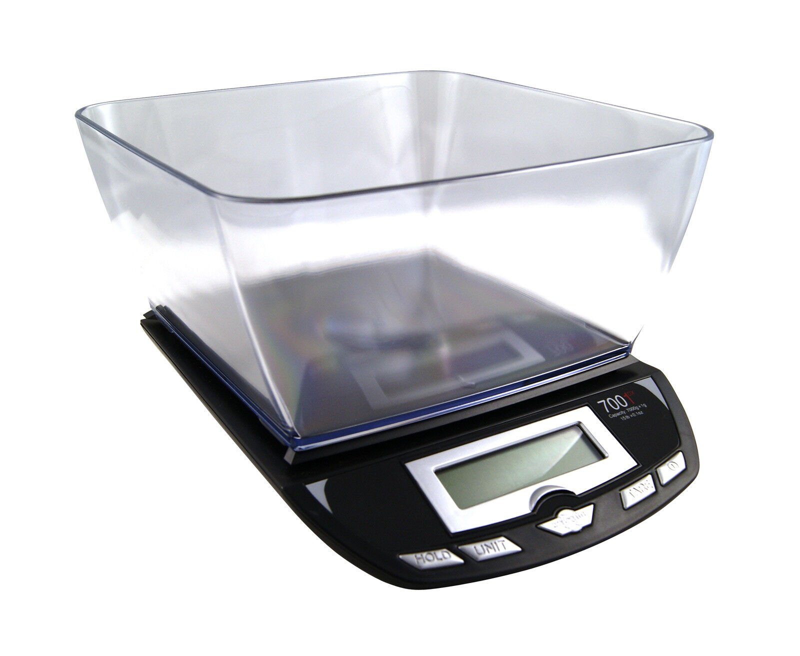 MyWeigh Feinwaage Briefwaage - Küchenwaage! My Display LCD Weigh, 7001DX, 7kg/1g