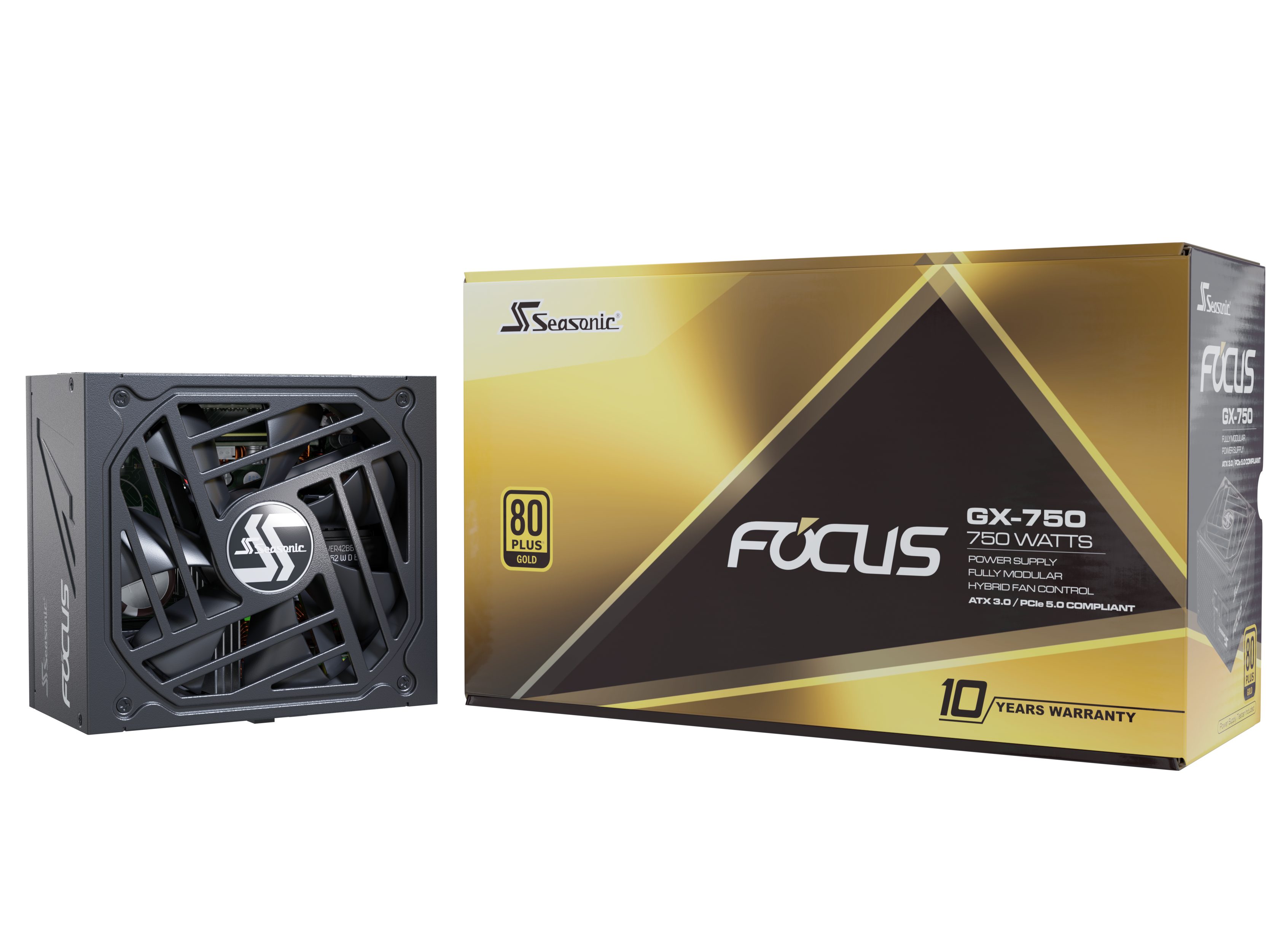 Seasonic FOCUS-GX-750-ATX 3.0 PC-Netzteil, Zertifizierung: 80 PLUS Gold