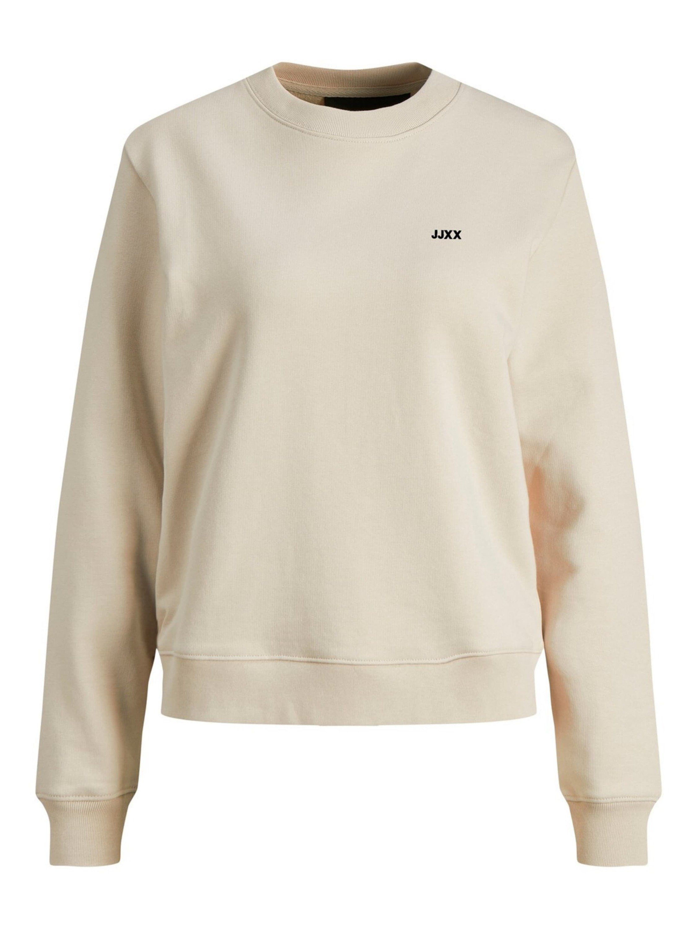 JJXX Sweatshirt Abbie (1-tlg) Plain/ohne JJXX LOGO Moonbeam/BLACK Details