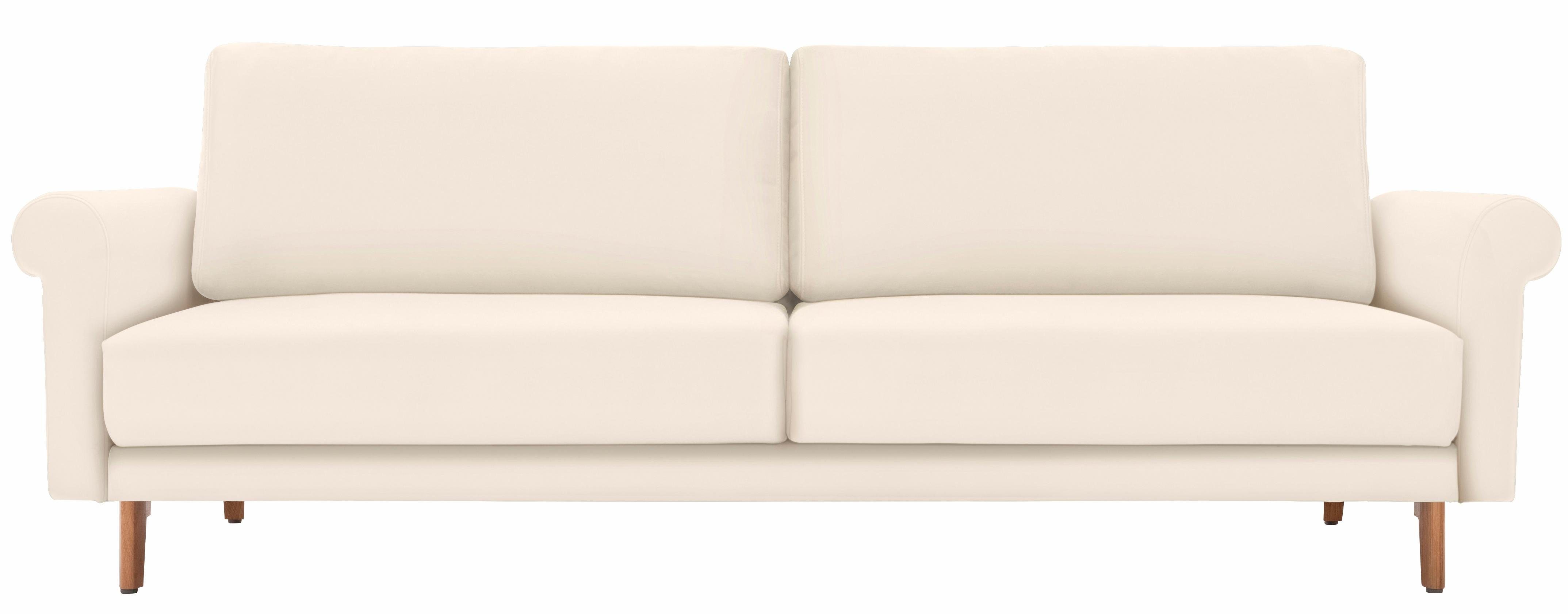 hülsta sofa 2-Sitzer hs.450, modern Landhaus, Füße in Nussbaum, Breite 168 cm | Einzelsofas
