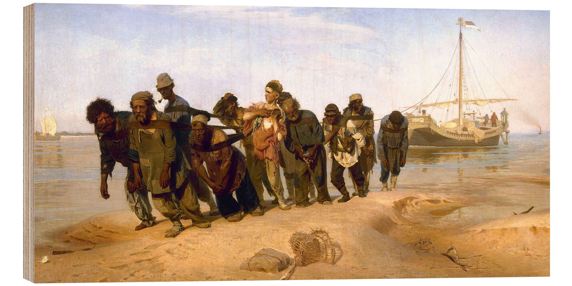 Holzbild Ilya Efimovich Repin