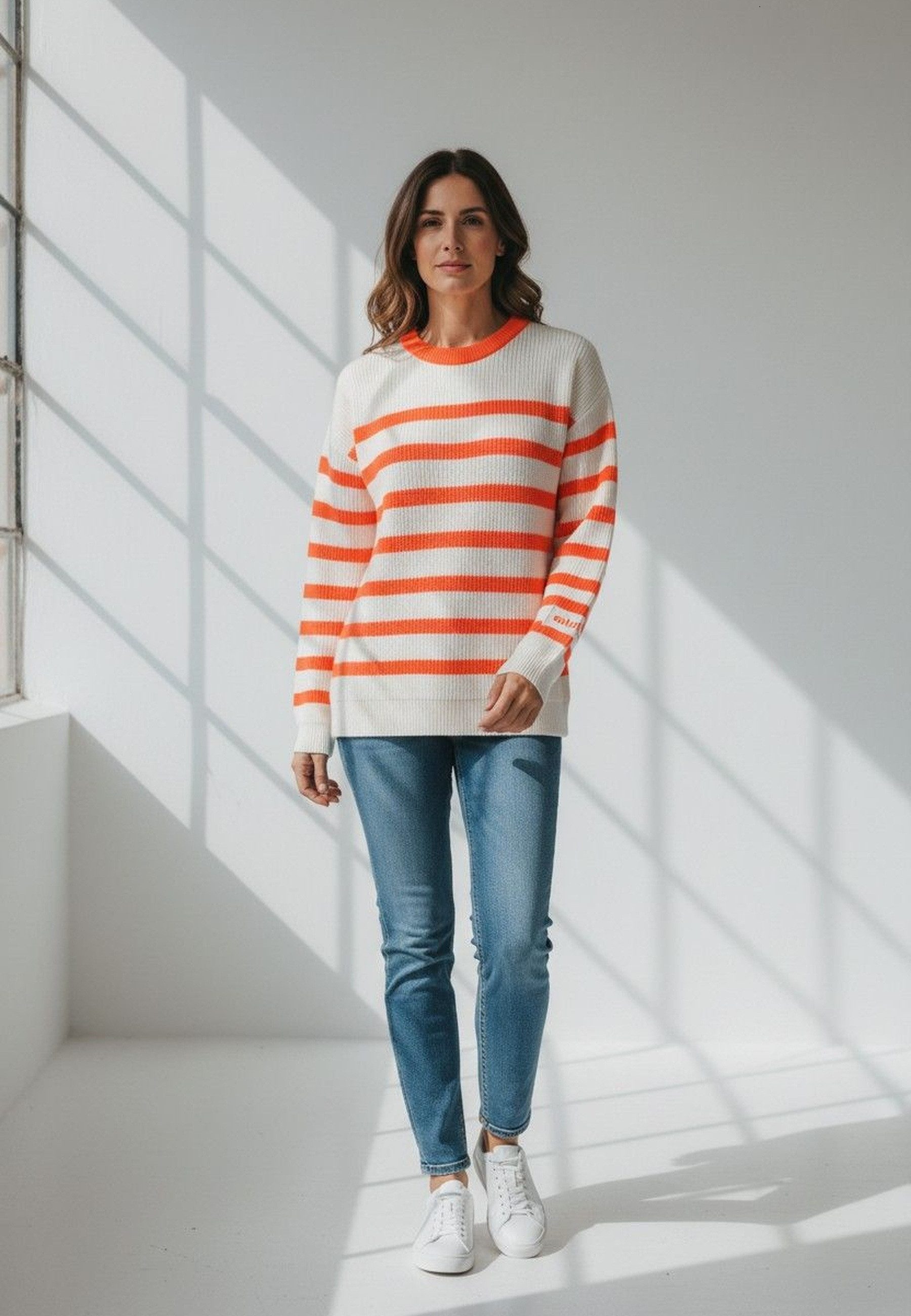 salzhaut Sweatshirt VERBAAST Damen Relaxed-Fit salzhaut Pullover – bequemer Fit und nordisch klares Design
