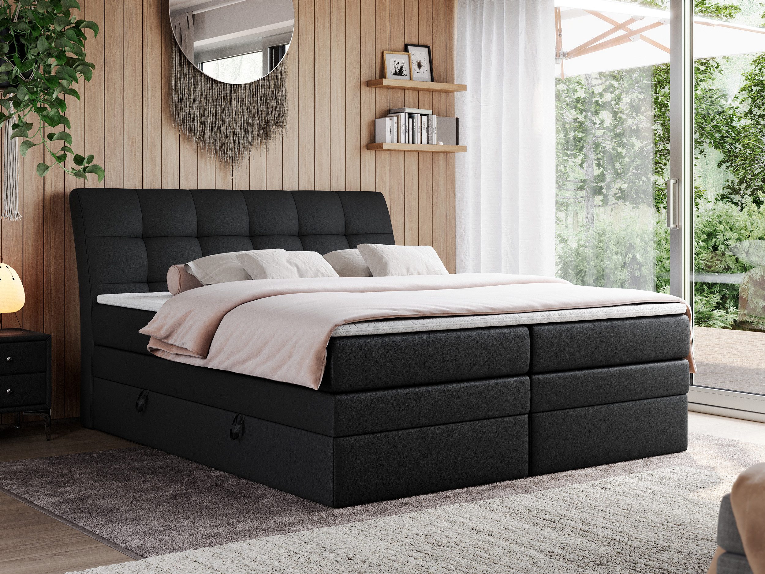MKS MÖBEL Boxspringbett GOLD 10 KING günstig online kaufen