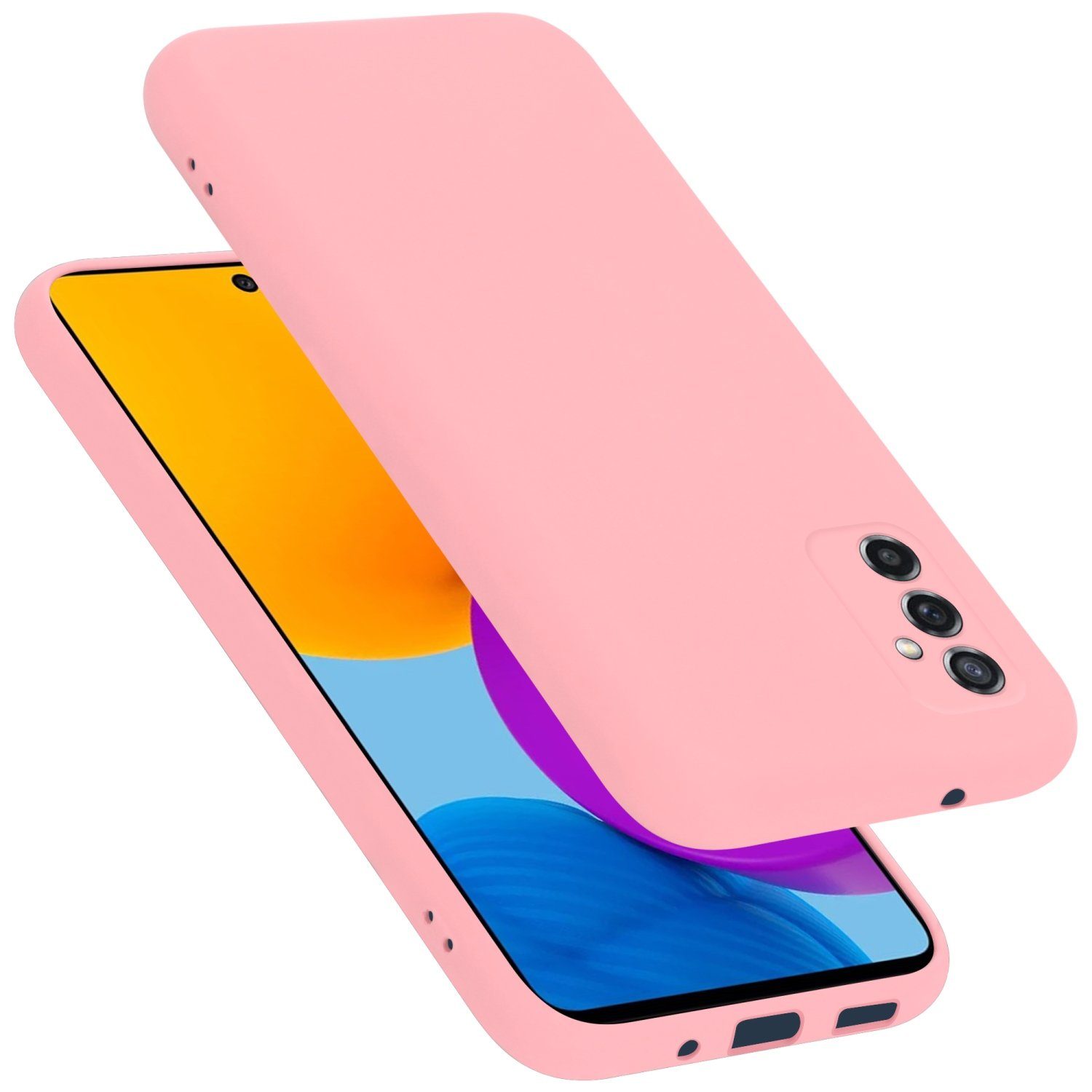 Cadorabo Handyhülle für Samsung Galaxy M52 5G Hülle Samsung Galaxy M52 5G, Flexible Hülle TPU Silikon Schutzhülle Back Cover Case