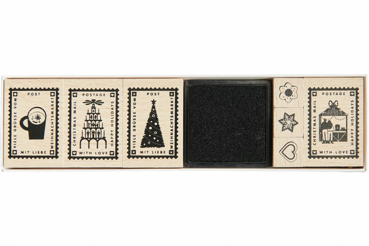 Rico Design Марки Марки-Set Weihnachtspost, 7 Stück