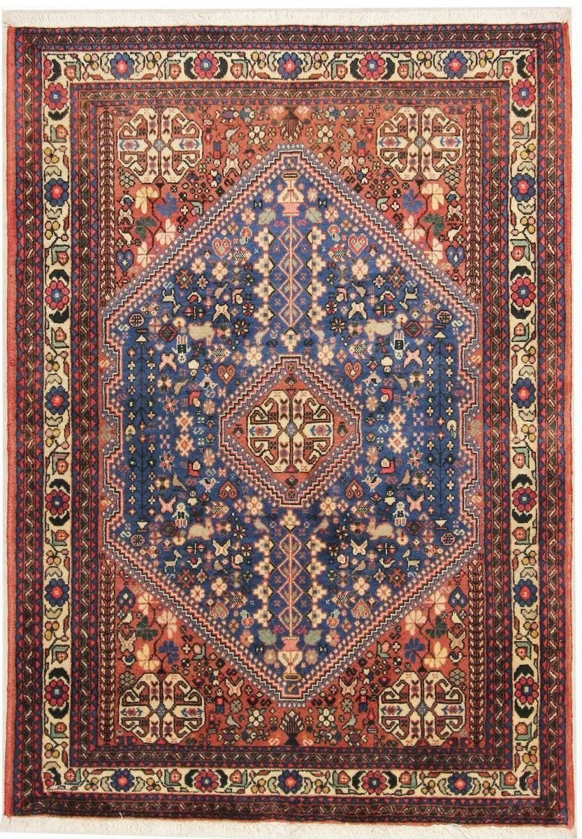 Orientteppich Abadeh 104x146 Handgeknüpfter Orientteppich / Perserteppich, Nain Trading, rechteckig, Höhe: 8 mm