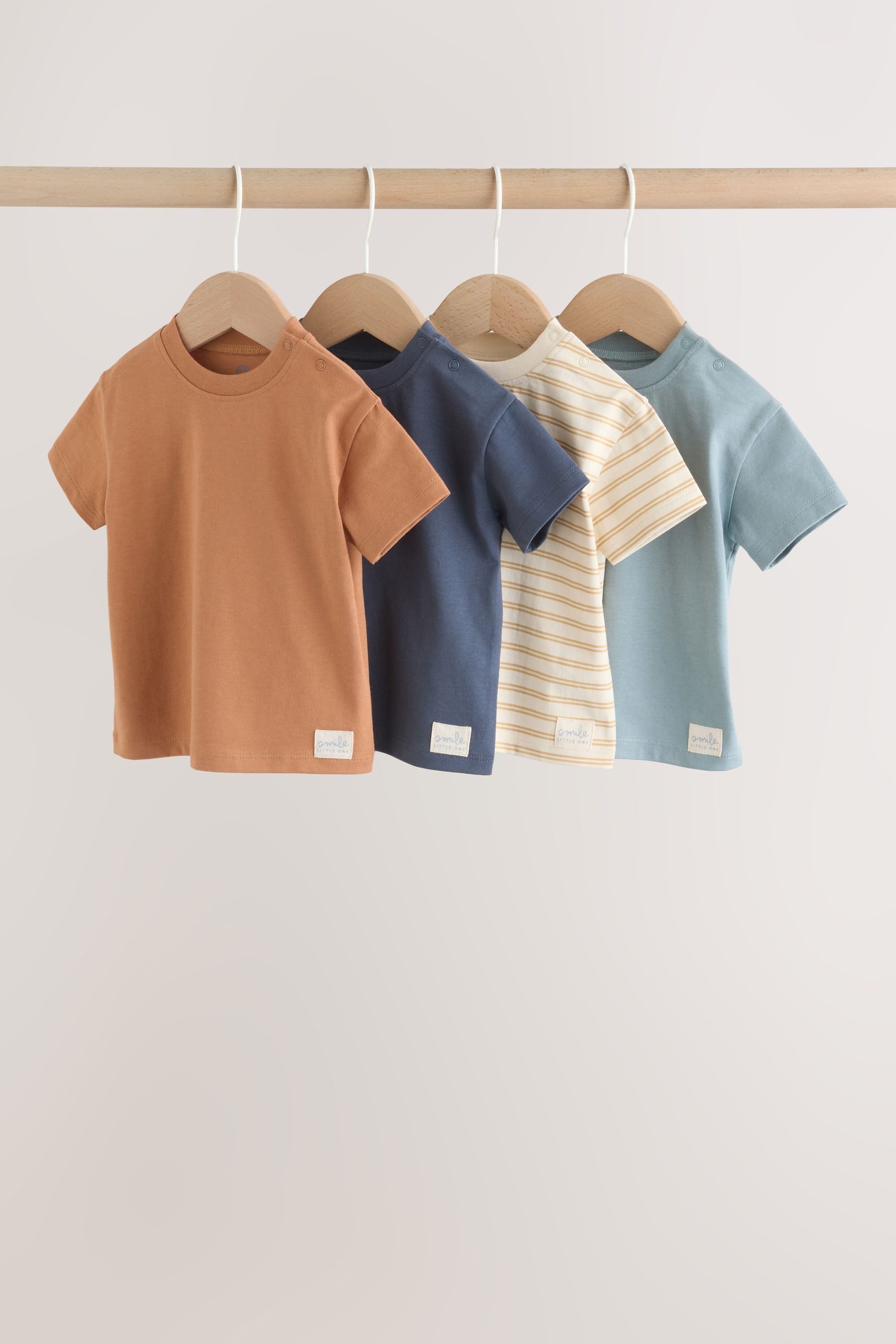 T-Shirt 4er-Pack kurzgärmelige Baby-T-Shirts