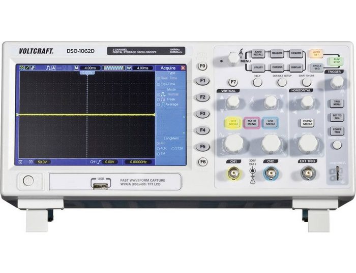 VOLTCRAFT VOLTCRAFT DSO-1062D-VGA Digital-Oszilloskop 60 MHz 2-Kanal 500 MSa/s Labor-Netzteil