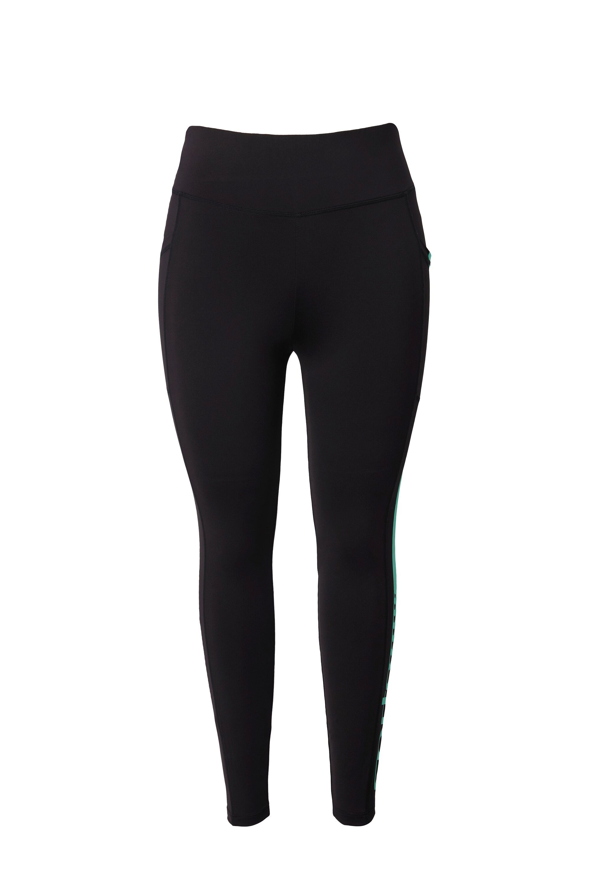 Leggings Funktionsleggings Seitenstreifen High Waist