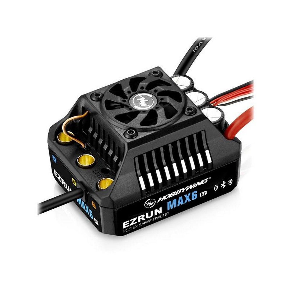 Hobbywing Modellbausatz Ezrun MAX6 G2 Regler 200 Amp, 3-8s LiPo, BEC 8A HW-30105100