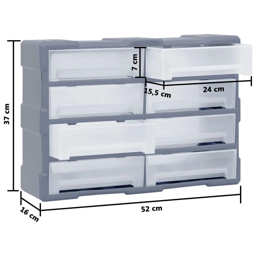 Thumbnail - Vellora Aufbewahrungsbox Multi-Schubladen-Organizer mit Schubladen (8 St), Bewahren Sie kleine Accessoires auf