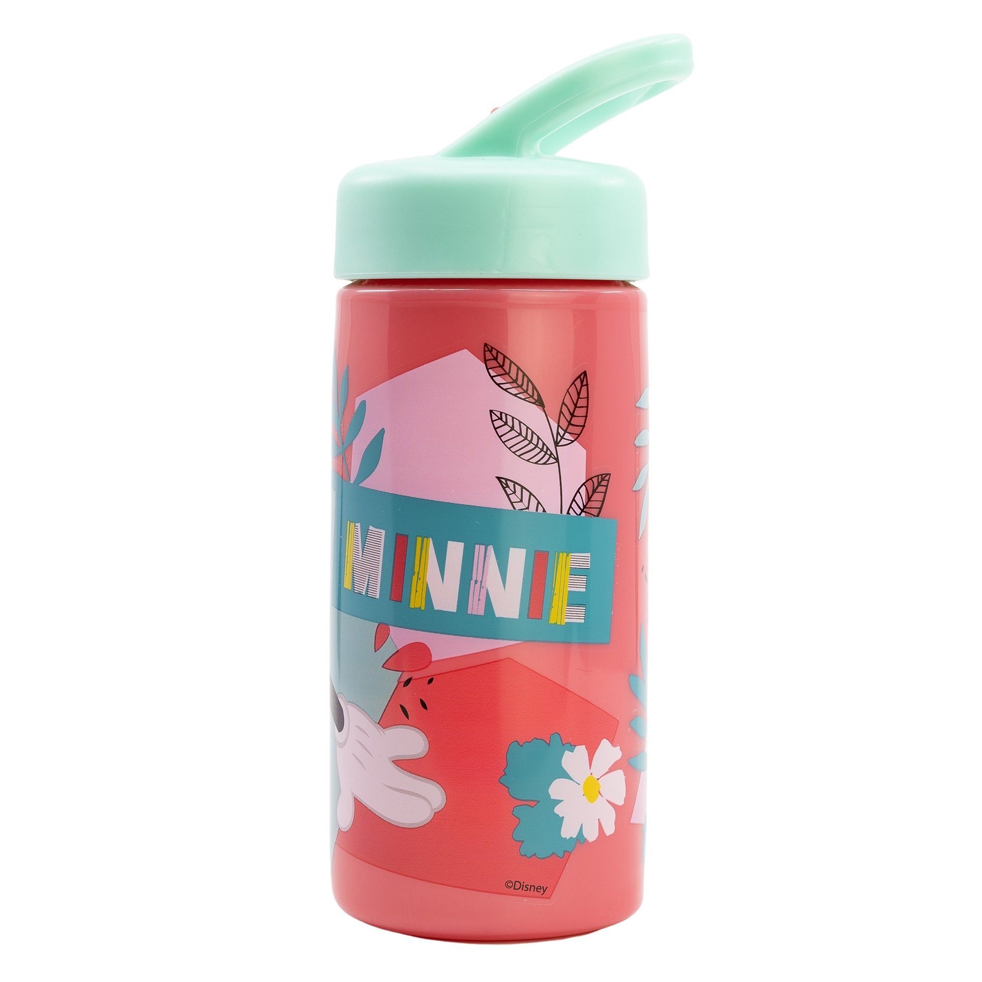 Trinkflasche mit Disney ml 410 Maus, Trinkklappe Minnie frei Mouse Minni BPA Kinderflasche