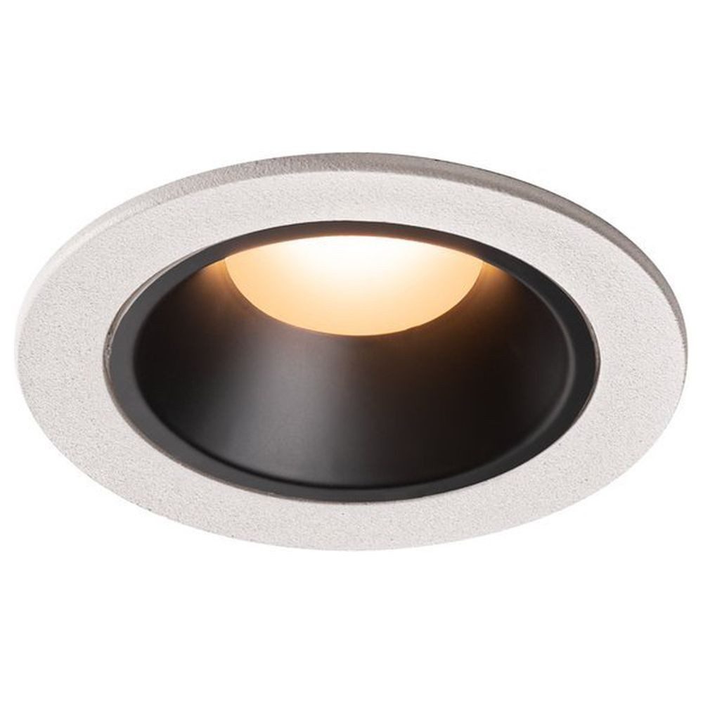 SLV Einbauleuchte LED Einbaustrahler Numinos in Weiß und Schwarz 8,6W 670lm 2700K 55°, LED
