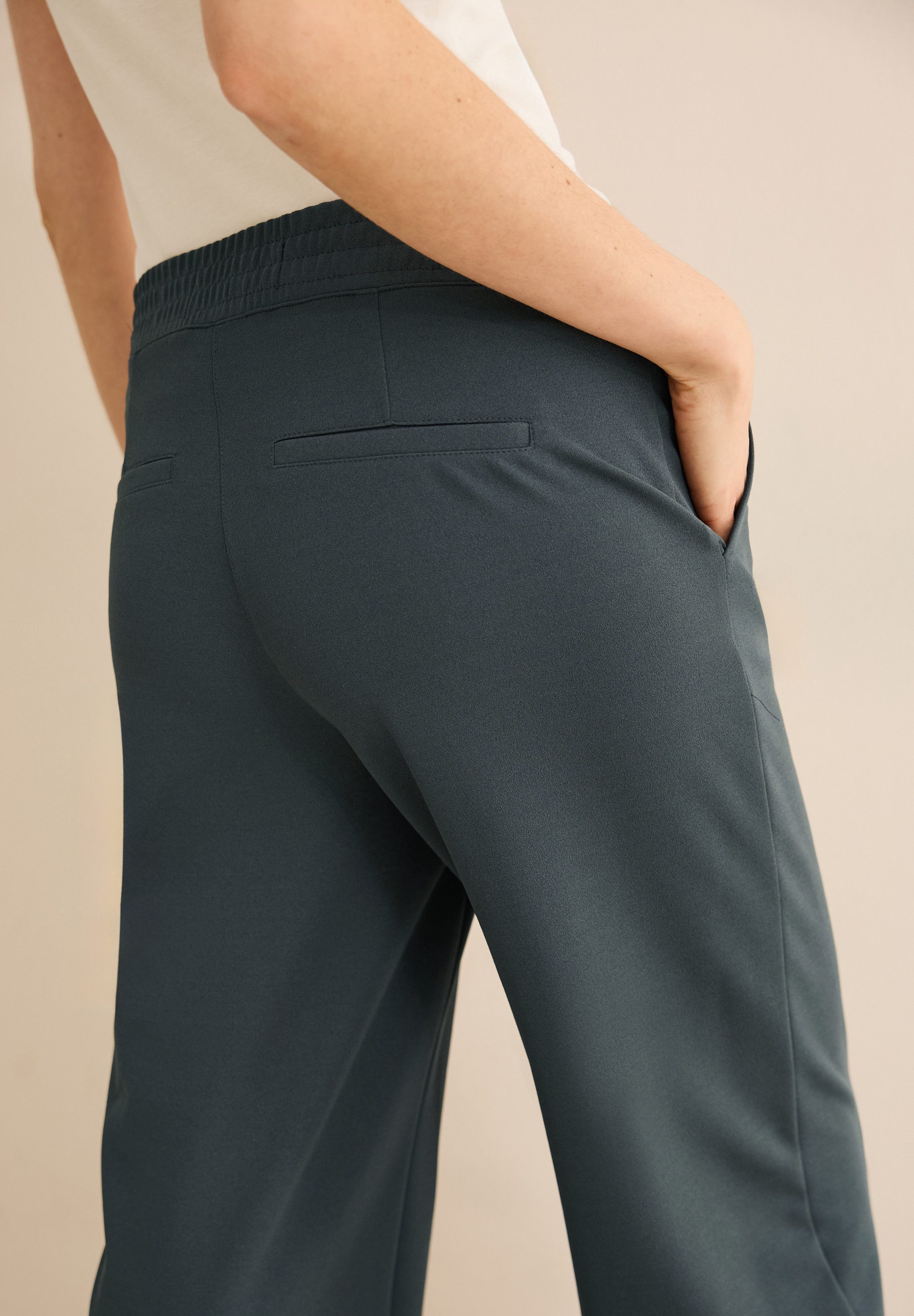 CECIL Stoffhose Style Neele Sommerhose mit elastischem Bund