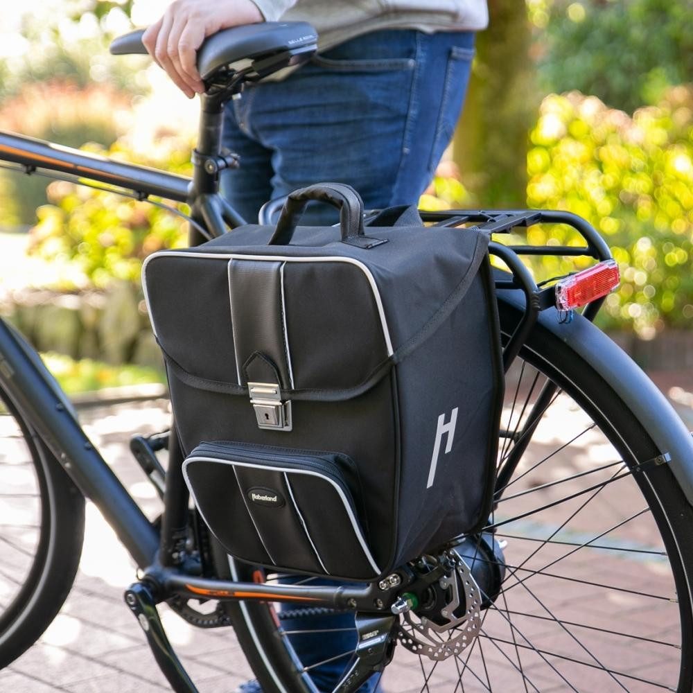 Haberland Fahrradtasche Haberland Einzeltasche 16l Safe schwarz - sichere, formstabile Gepäckt