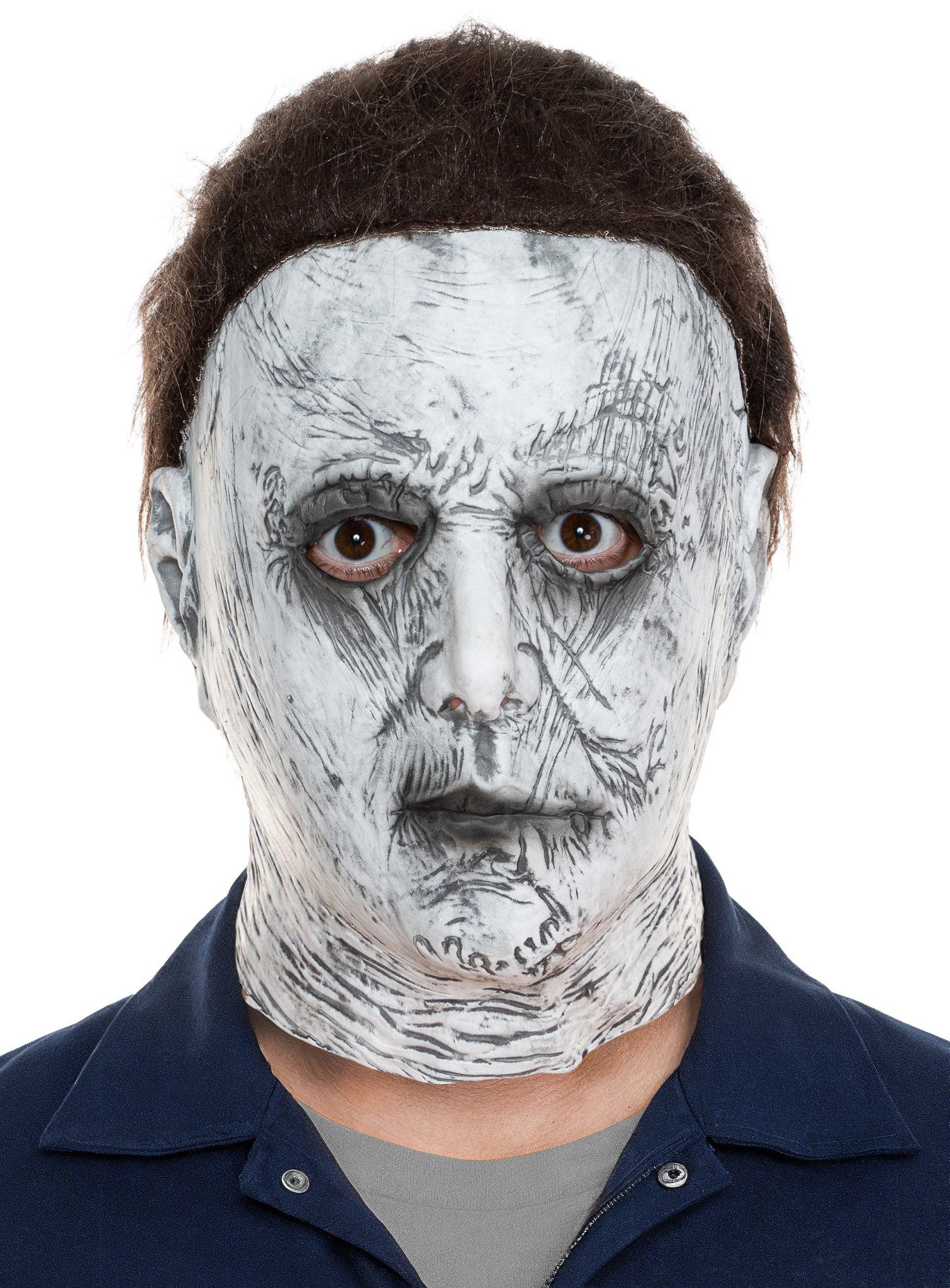 Metamorph Verkleidungsmaske Michael Meiers Maske, Latexmaske im Stil des ikonischen Halloween-Killers