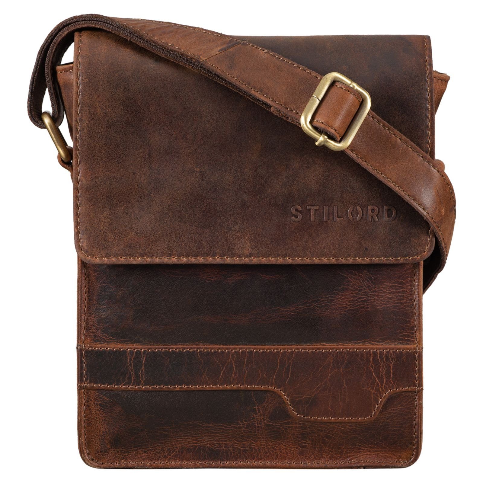 STILORD Schultertasche "Sven" Herrenhandtasche Leder Umhängetasche
