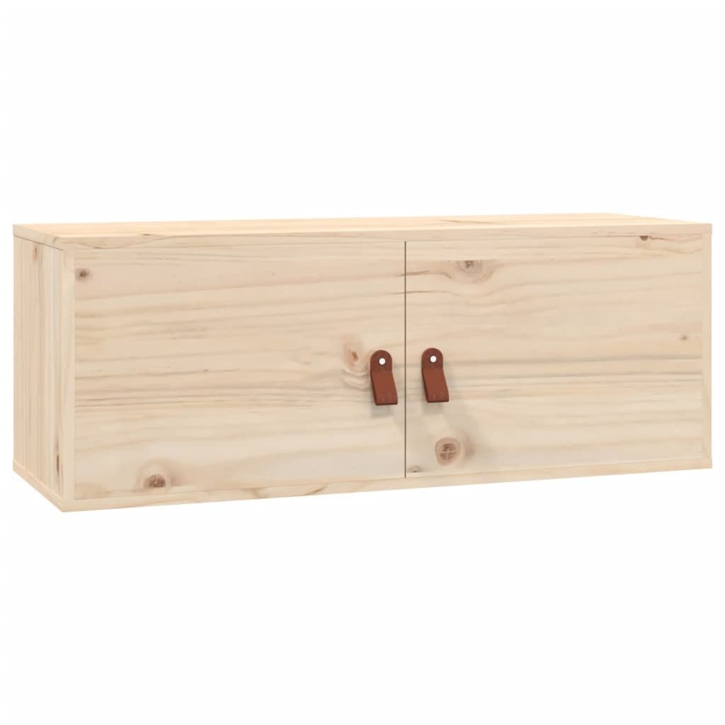 vidaXL Regal Wandschrank 80x30x30 cm Massivholz günstig online kaufen