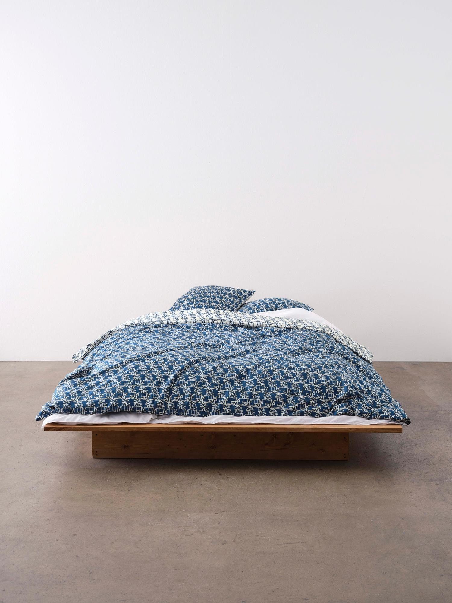 Marc O'Polo Home Bettwäsche Monogram, Satin, 2 teilig, mit Wellenmuster günstig online kaufen