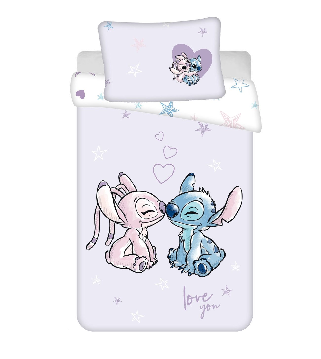 Tinisu Bettwäsche Stitch Kinder-Bettwäsche 100 x günstig online kaufen