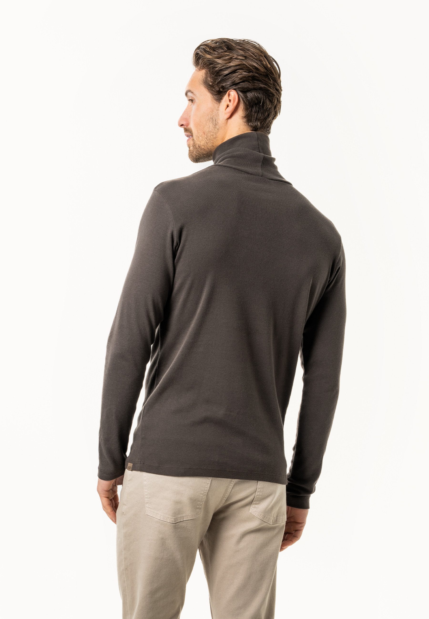 LIVING CRAFTS Rollkragenpullover HELGE GOTS zertifiziert – Bild 5 von 5