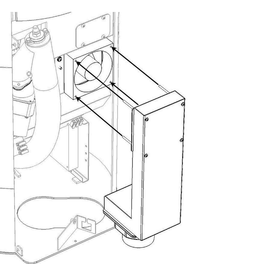 ADURO Kamingarnitur Aduro Hybrid Adapter für untere externe Zuluft