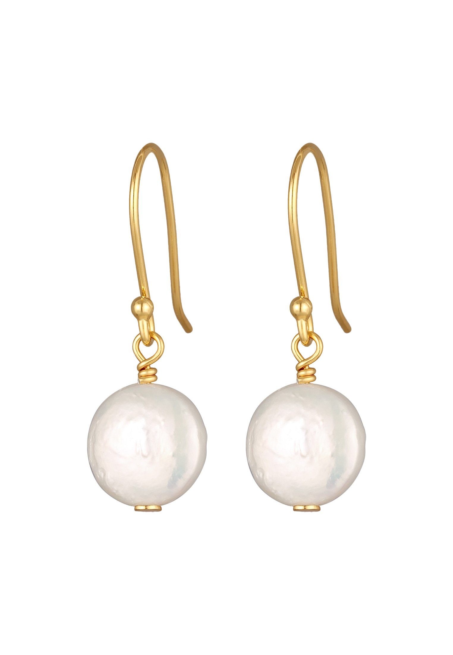 Elli Perlenohrringe Perle Barock Ohrhänger 925 Silber vergoldet günstig online kaufen