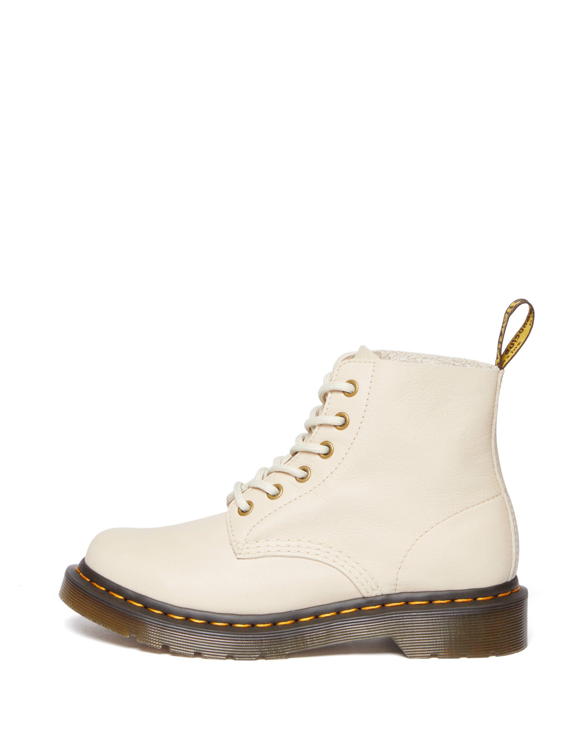 DR. MARTENS 101 UB Parchment Ankleboots (2-tlg) beige