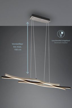 lightling LED Pendelleuchte Blake, LED fest integriert, neutralweiß, moderne Pendellampe in Metalloptik und tollem Design